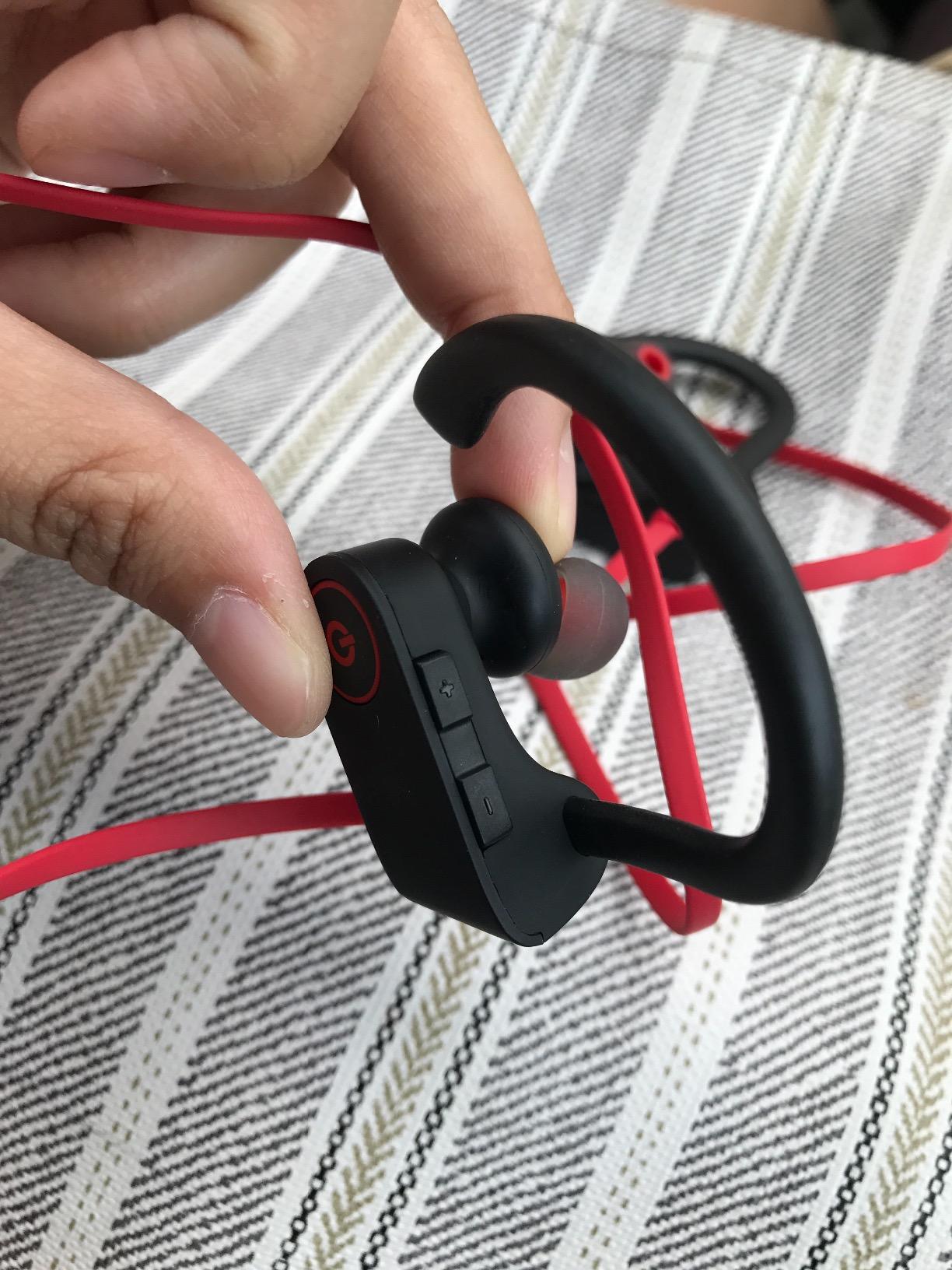 Otium Bluetooth Headphones, Wireless Earbuds IPX7 Waterproof Sports Earphones with Mic HD Stereo Sweatproof in-Ear Earbuds Gym Running Workout 15 Hour Battery Sound Isolation Headsets customer photo 2