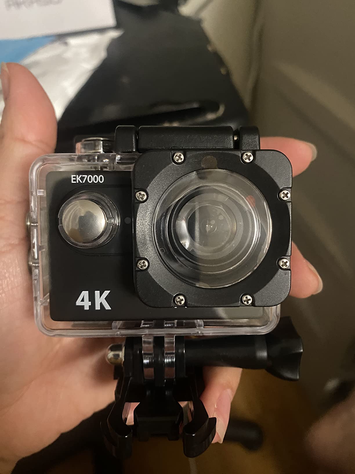 Waterproof Camera Case Compatible with AKASO EK7000 Action Cam customer photo 1