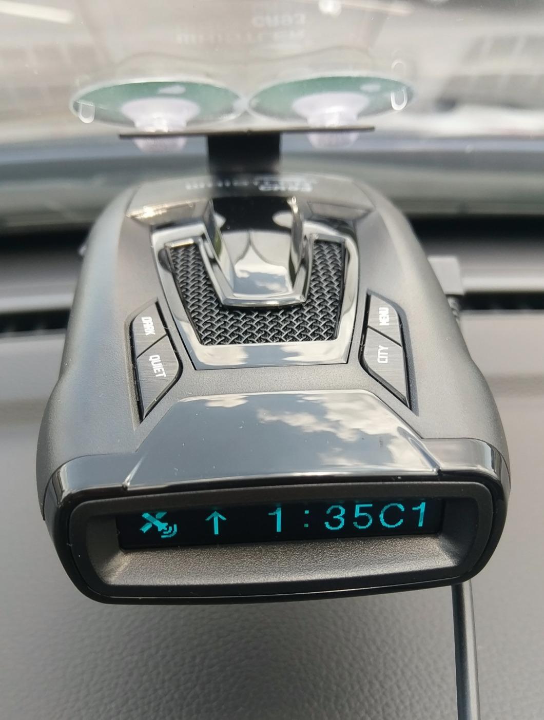 Whistler CR93 High Performance Laser Radar Detector: 360 Degree Protection, Bilingual Voice Alerts, and Internal GPS , Black customer photo 1