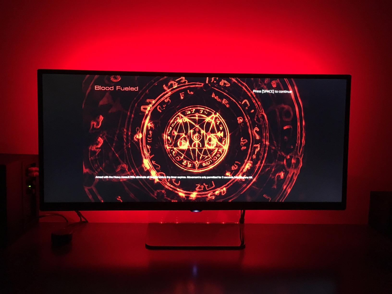 BASON LIGHTING TV Backlight, Music Sync Bluetooth LED TV Lights for 55-65