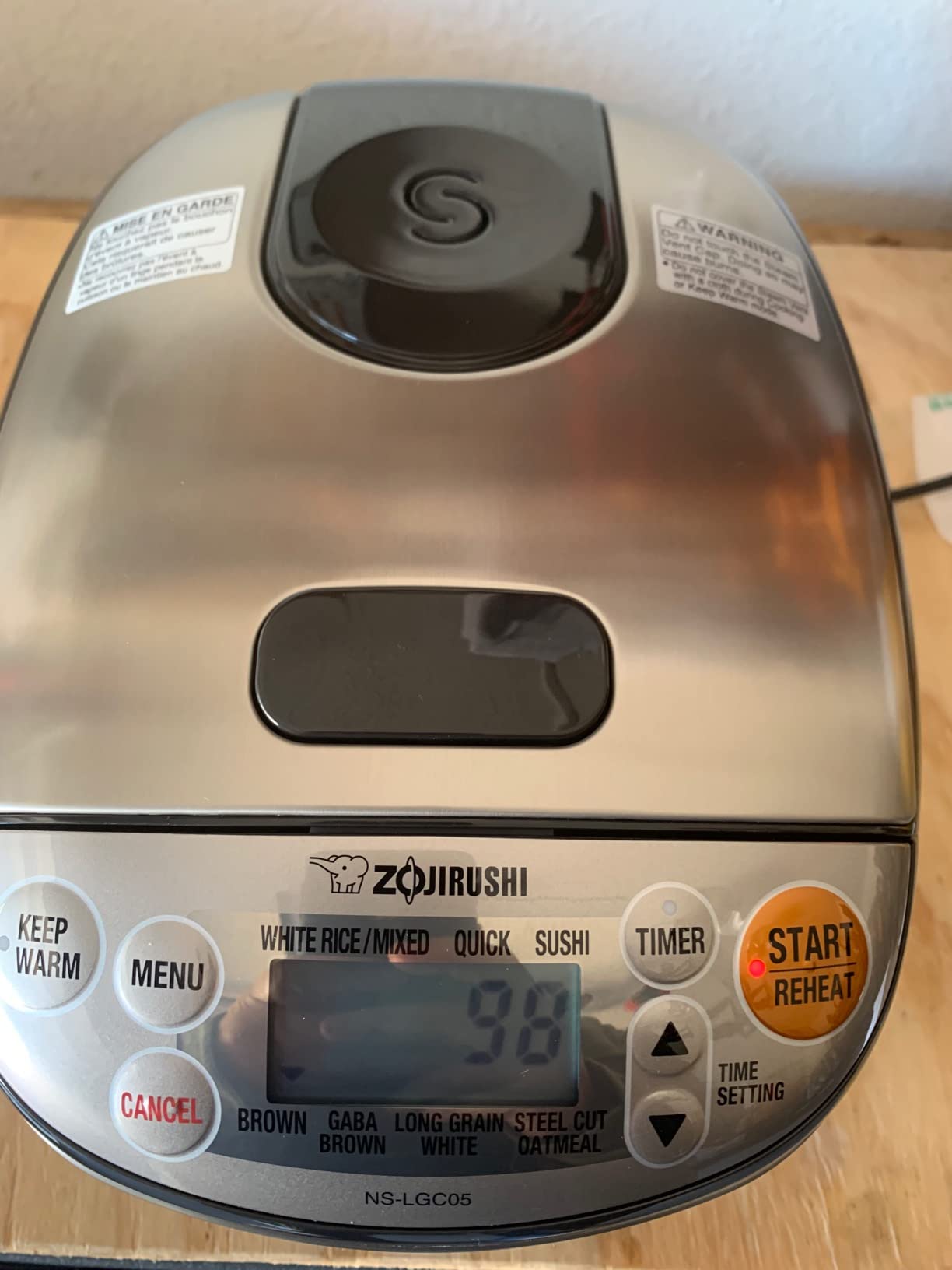 Zojirushi Micom 3-Cup Compact Size, Multiple Settings, Stainless Steel Made, Built-In Retractable Power Cord and Easy to Transport Rice Cooker and Warmer customer photo 2