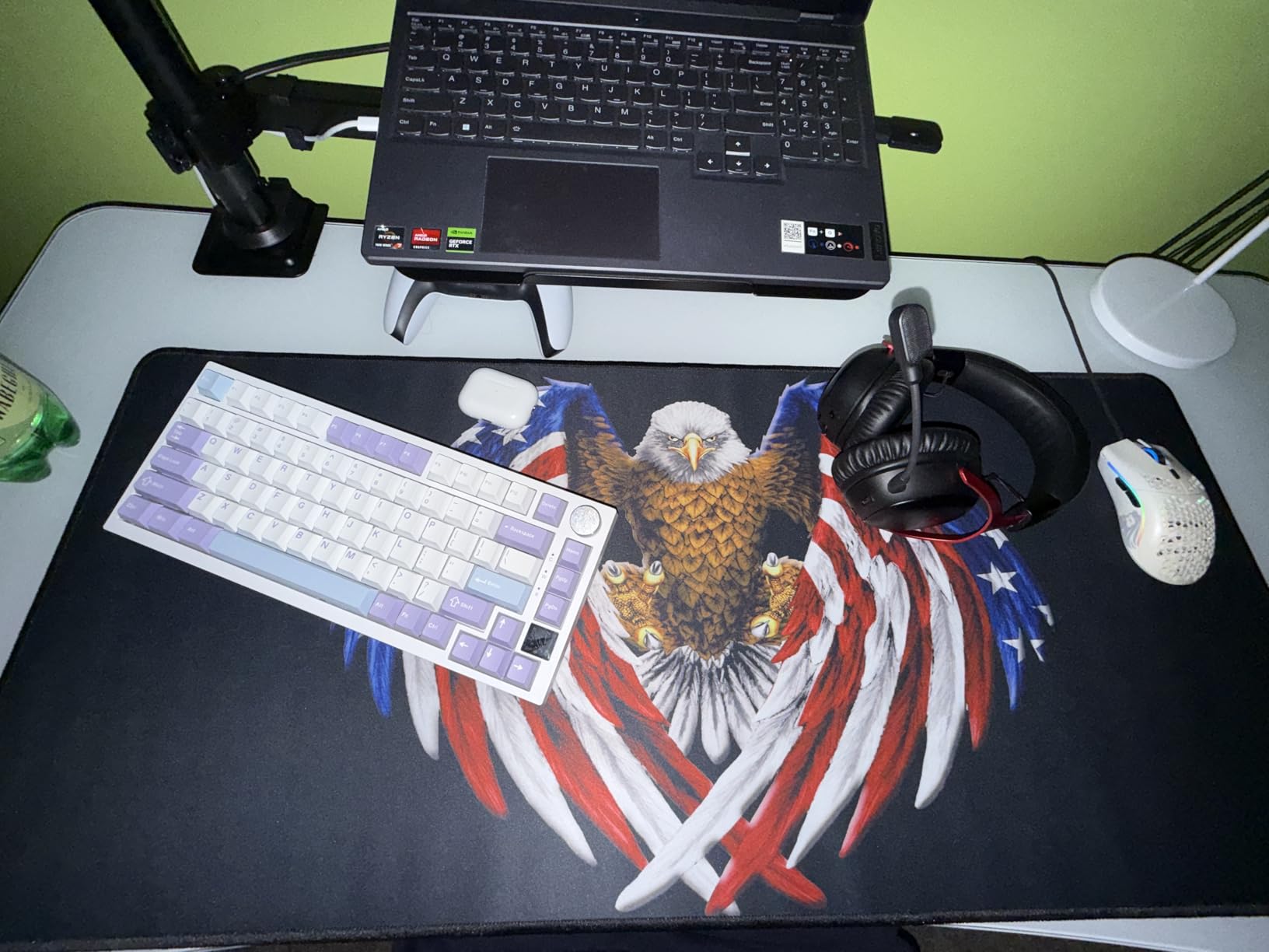 XXL Professional Large Mouse Pad & Computer Game Mouse Mat (35.4x15.7x0.1IN, Map) (90 * 40 Map) customer photo 1
