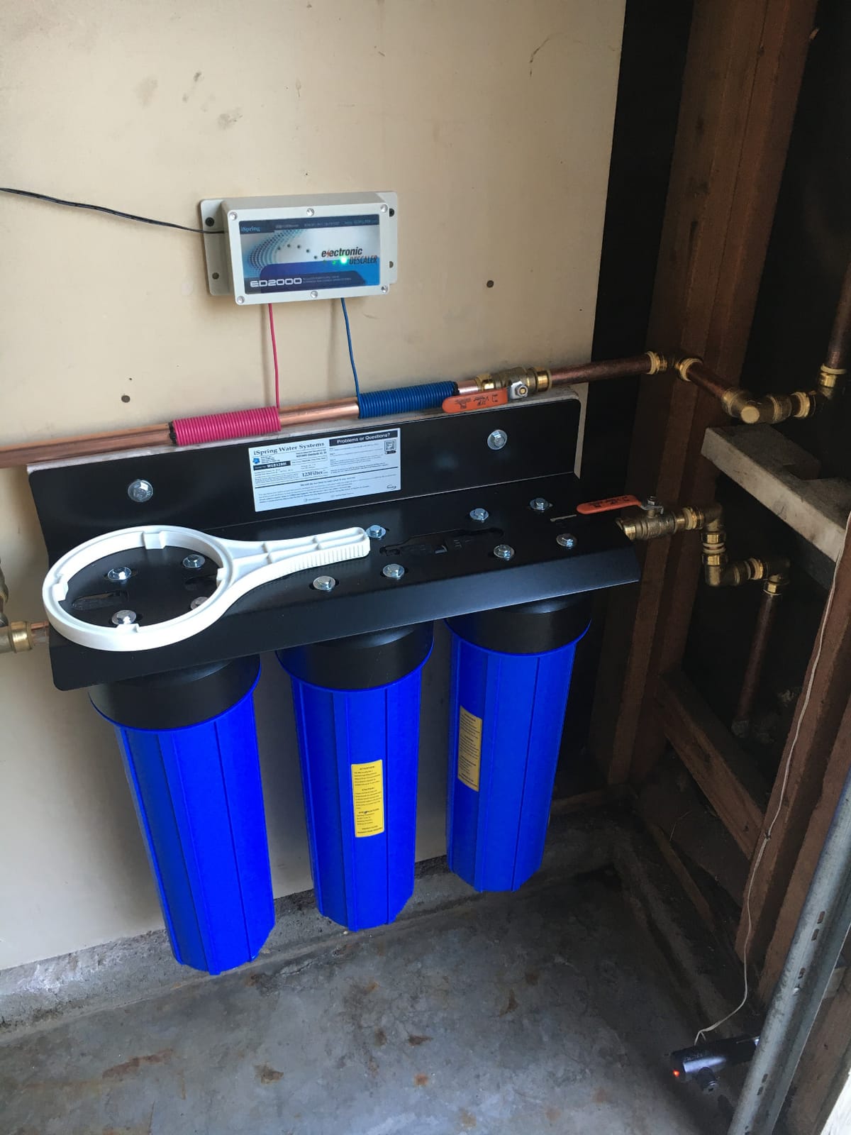 iSpring WGB32BM Iron, Manganese Whole House Water Filter System customer photo 1