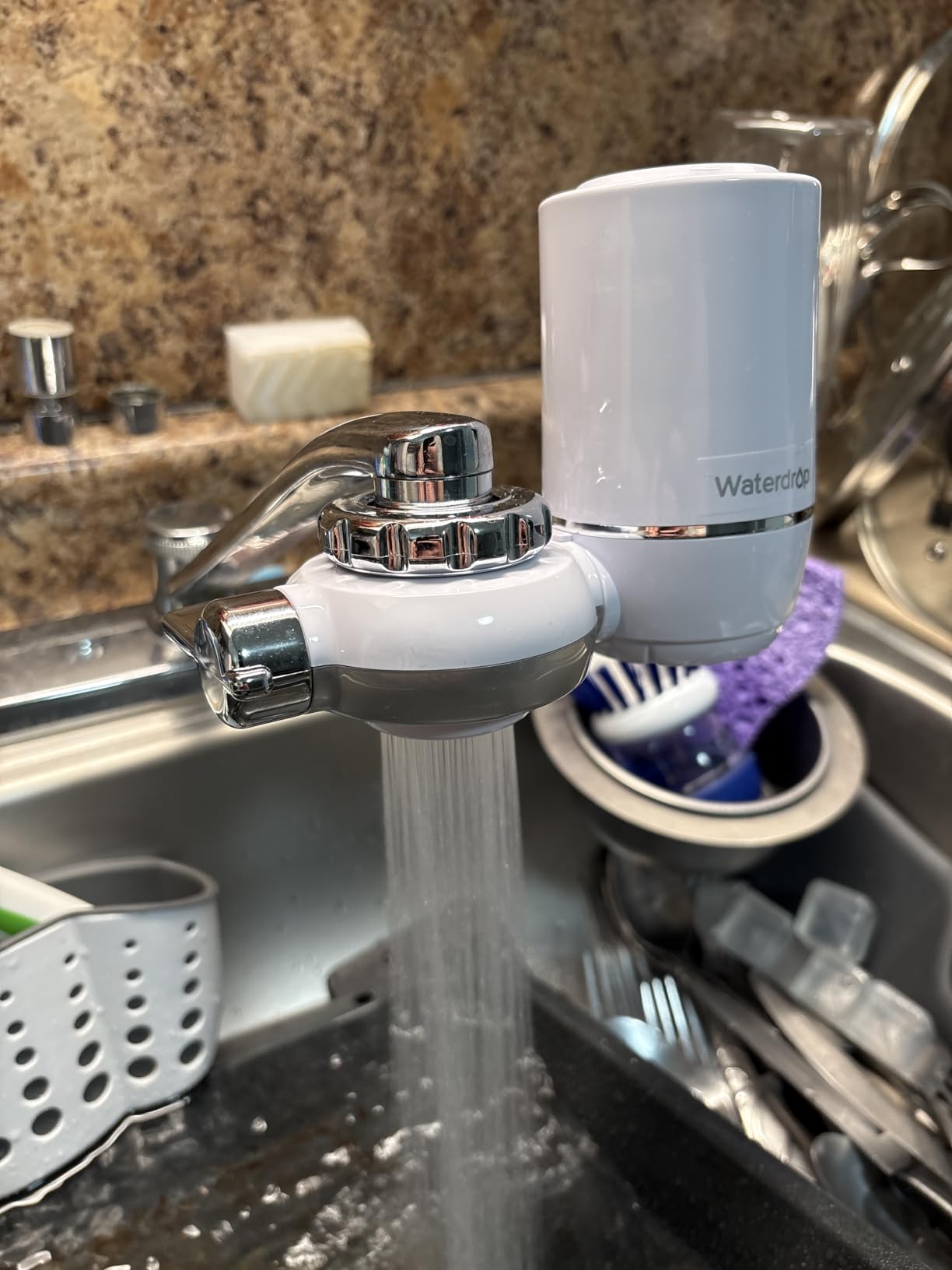 Waterdrop FC-01 Water Filter for Sink Faucet, 320 Gallons customer photo 1