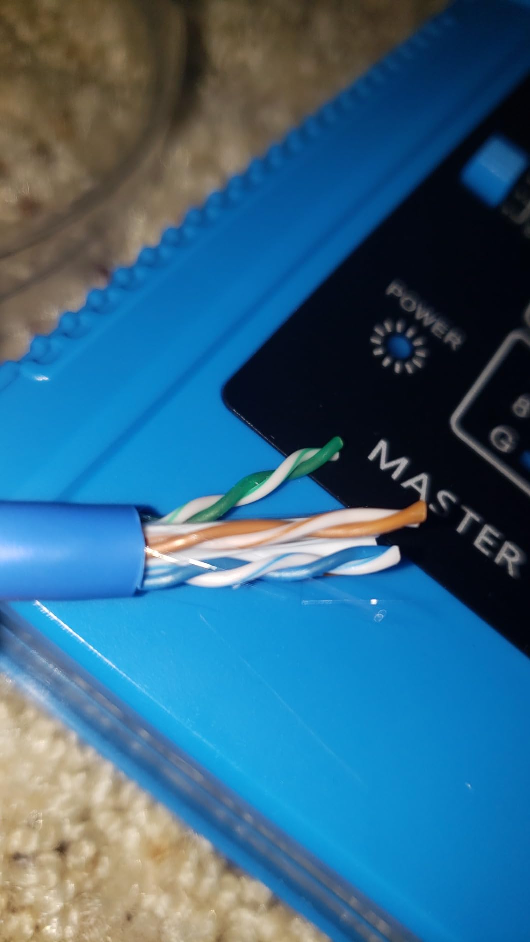 TRUE CABLE Cat6 Riser (CMR), 1000ft, Blue, 23AWG 4 Pair Solid Bare Copper, 550MHz, ETL Listed, Unshielded Twisted Pair (UTP), Bulk Ethernet Cable customer photo 2