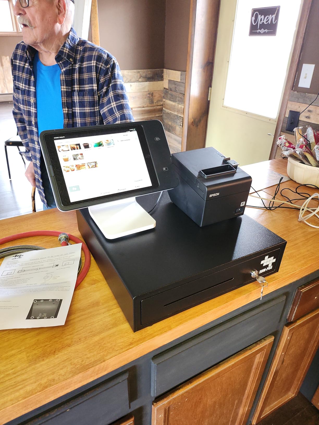 Cash Drawer and Receipt Printer, for Square Stand and Register customer photo 1