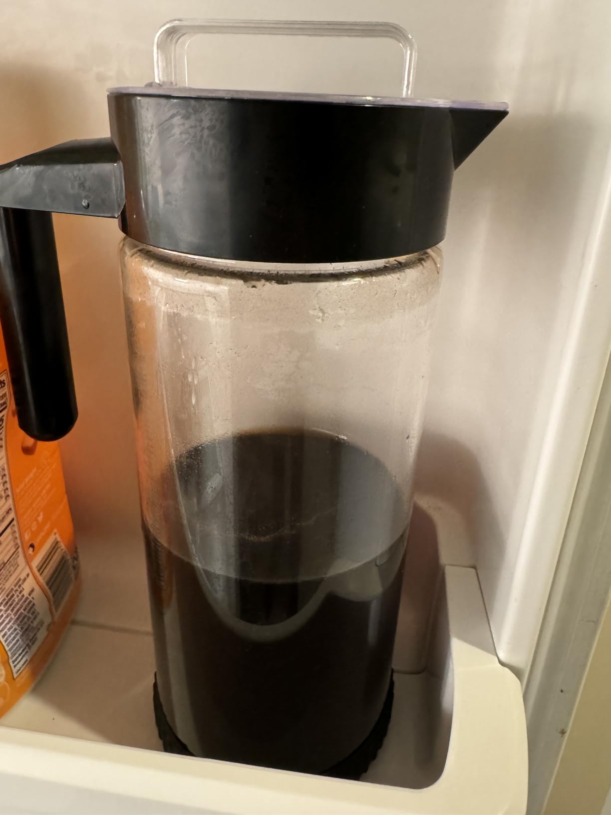 COFFEE BEAR – Cold Brew Coffee Maker and Iced Tea Brewer, Large 1.3L (44oz) Borosilicate Glass Pitcher with Reusable Mesh Filter, Easy to Clean, Dishwasher Safe customer photo 1