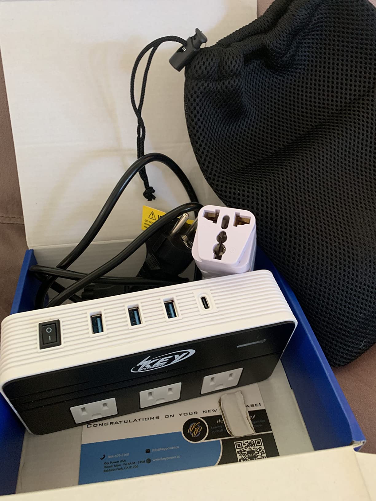 Key Power 230-Watt Step Down 220V to 110V Voltage Converter customer photo 1