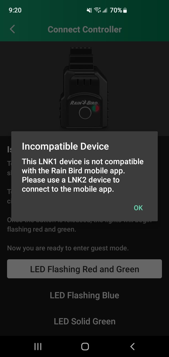 Rain Bird LNK2 Smart WiFi Module 2nd Generation - Irrigation Controller customer photo 2