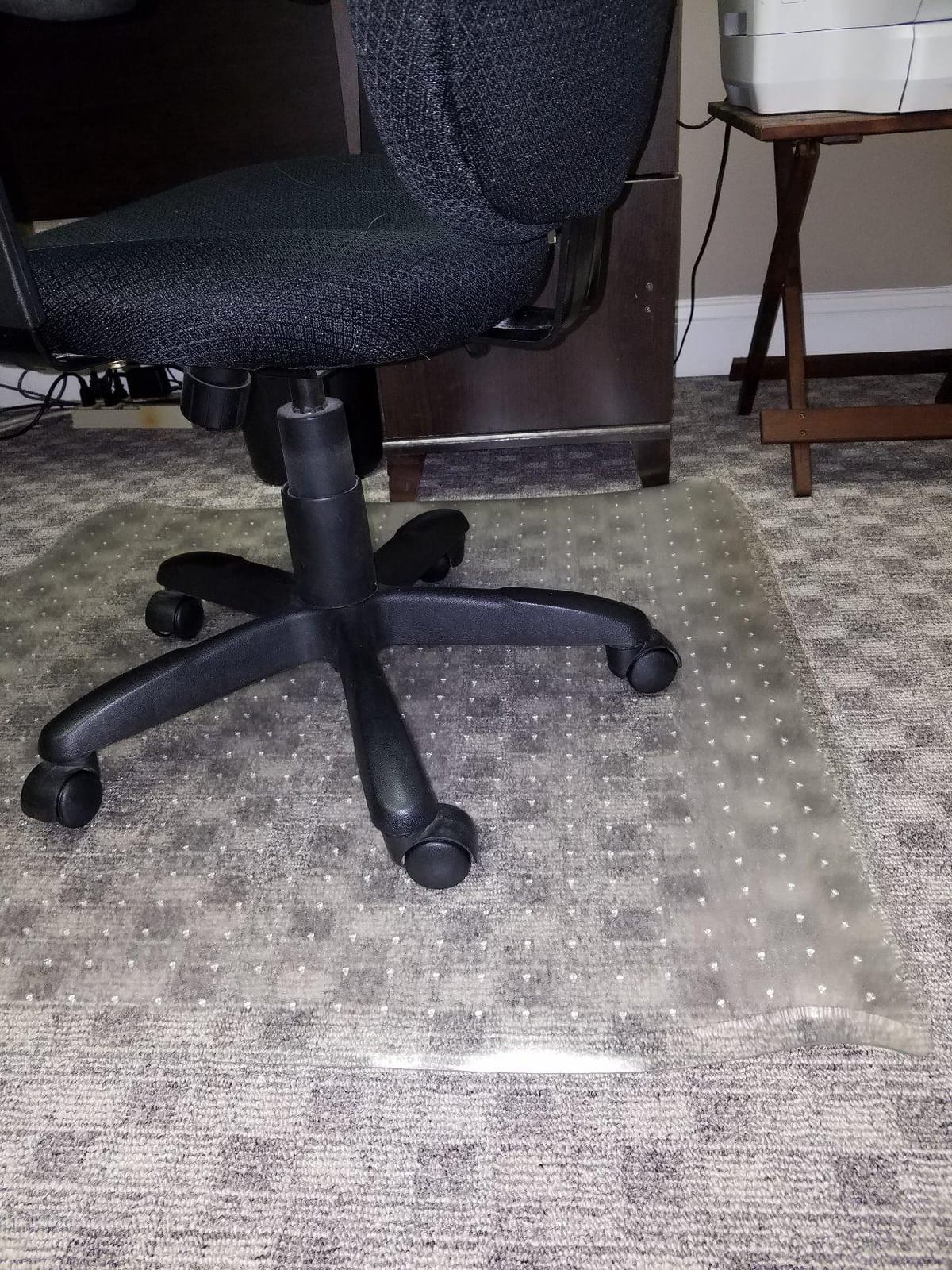 HON Office Chair Mat for Carpet, Heavy Duty, Clear Desk Mat, 36 x 48 in customer photo 1