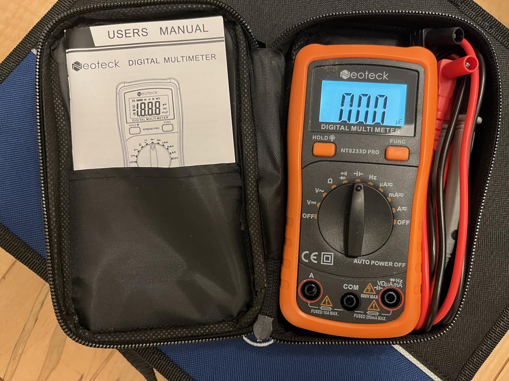 Neoteck Auto-Ranging Digital Multimeter with Backlit LCD,2000 Counts customer photo 1