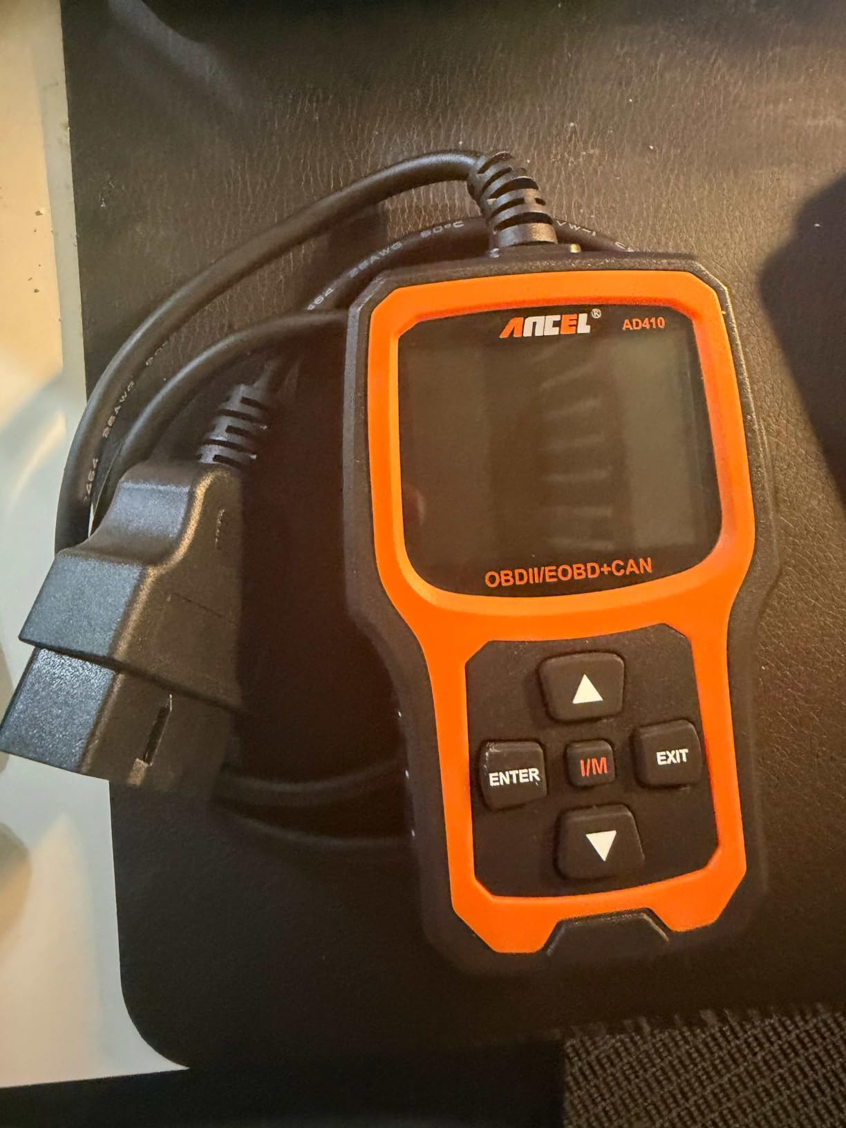ANCEL AD410 Enhanced OBD2 Scanner, Vehicle Code Reader for Check Engine Light, Automotive OBD II Scanner Fault Diagnosis, OBDII Scan Tool for All OBDII Cars 1996+, Black/Yellow customer photo 1