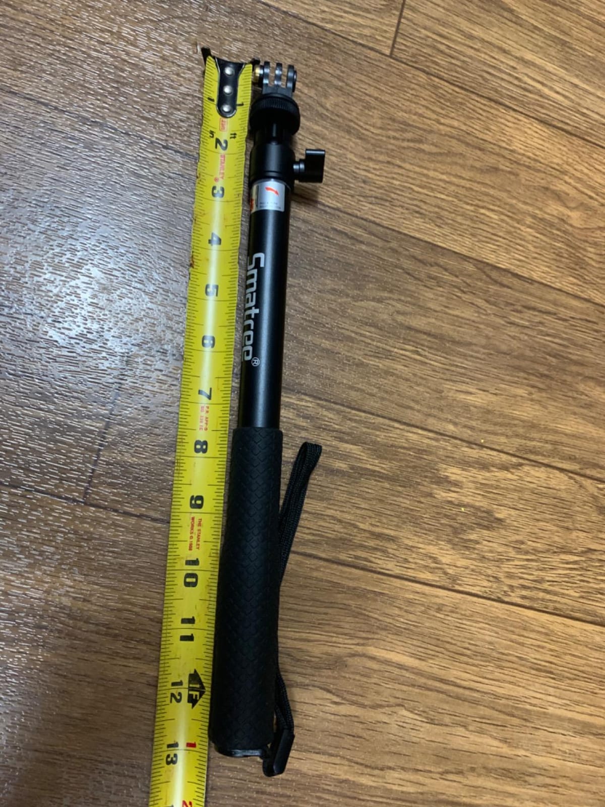 Smatree Telescoping Selfie Stick with Tripod Compatible for Insta360 X5, for GoPro Hero 13/12/11/10/9/8/7/6/5, for OSMO 5 Pro/4/3/Ricoh Theta, Compact Camera and Phone customer photo 1