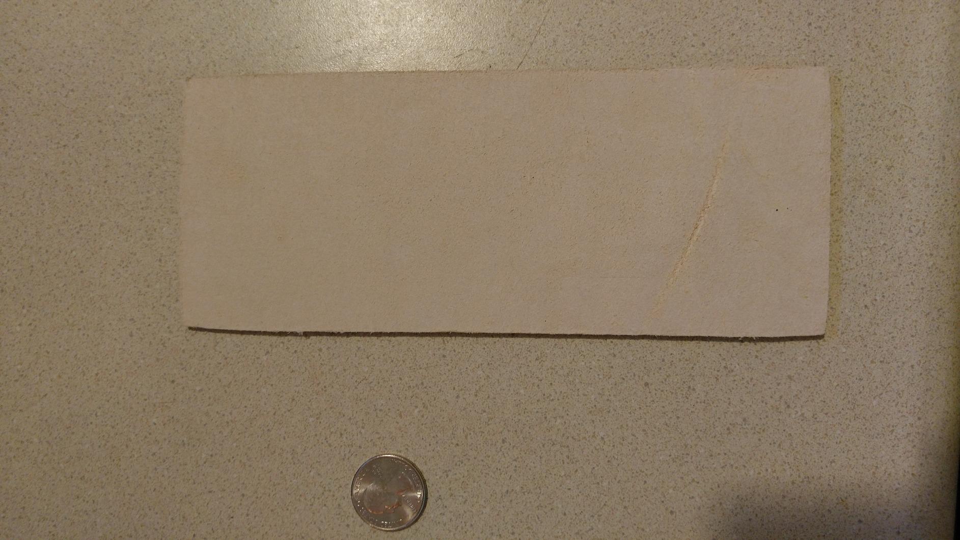 Leather Honing Strop for Knife Sharpening with Polishing Compound Double Sided (3 Inch by 8 Inch) customer photo 2