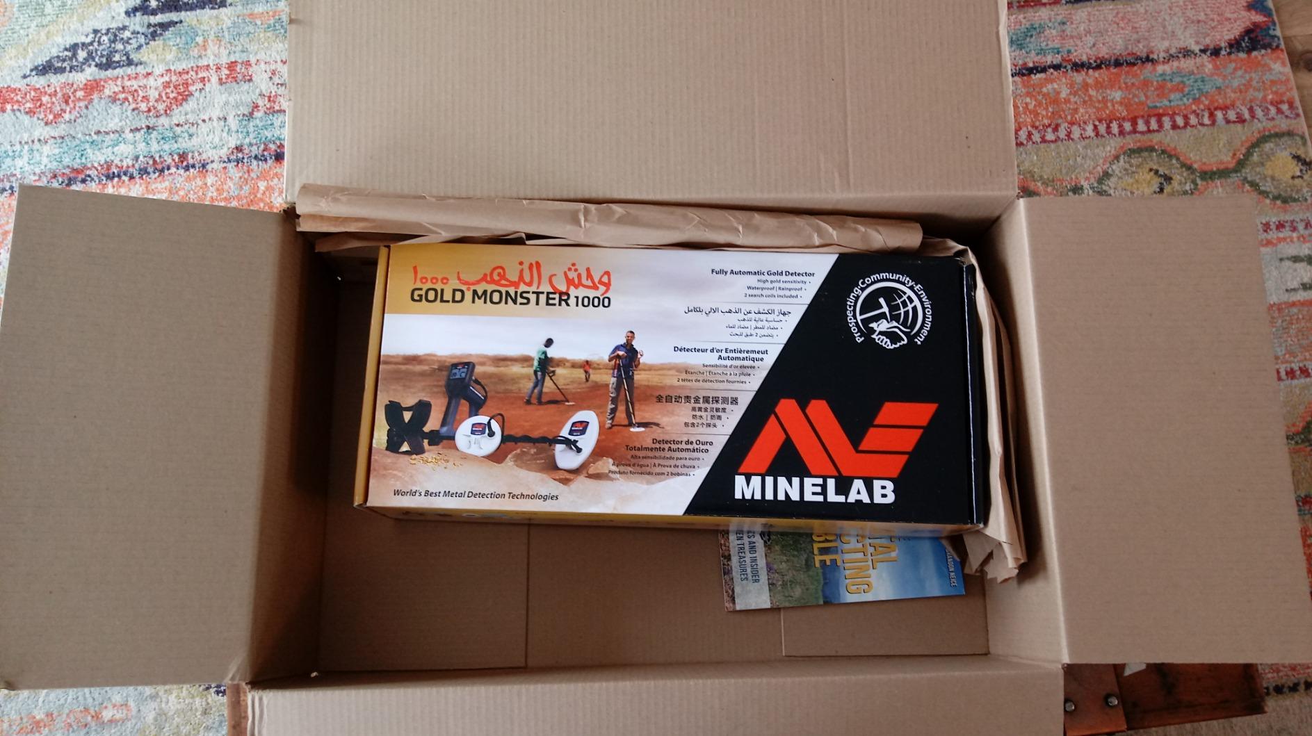 Minelab Gold Monster 1000 Gold Detector for Adults with Waterproof Coil customer photo 1