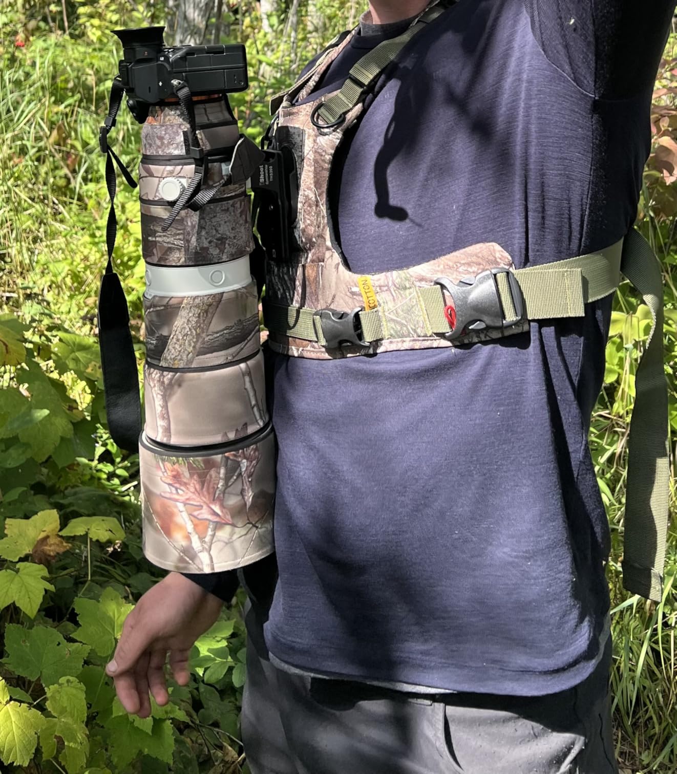 Cotton Carrier CCS G3 Camera Harness System for One Camera, Grey, 1 Camera customer photo 2