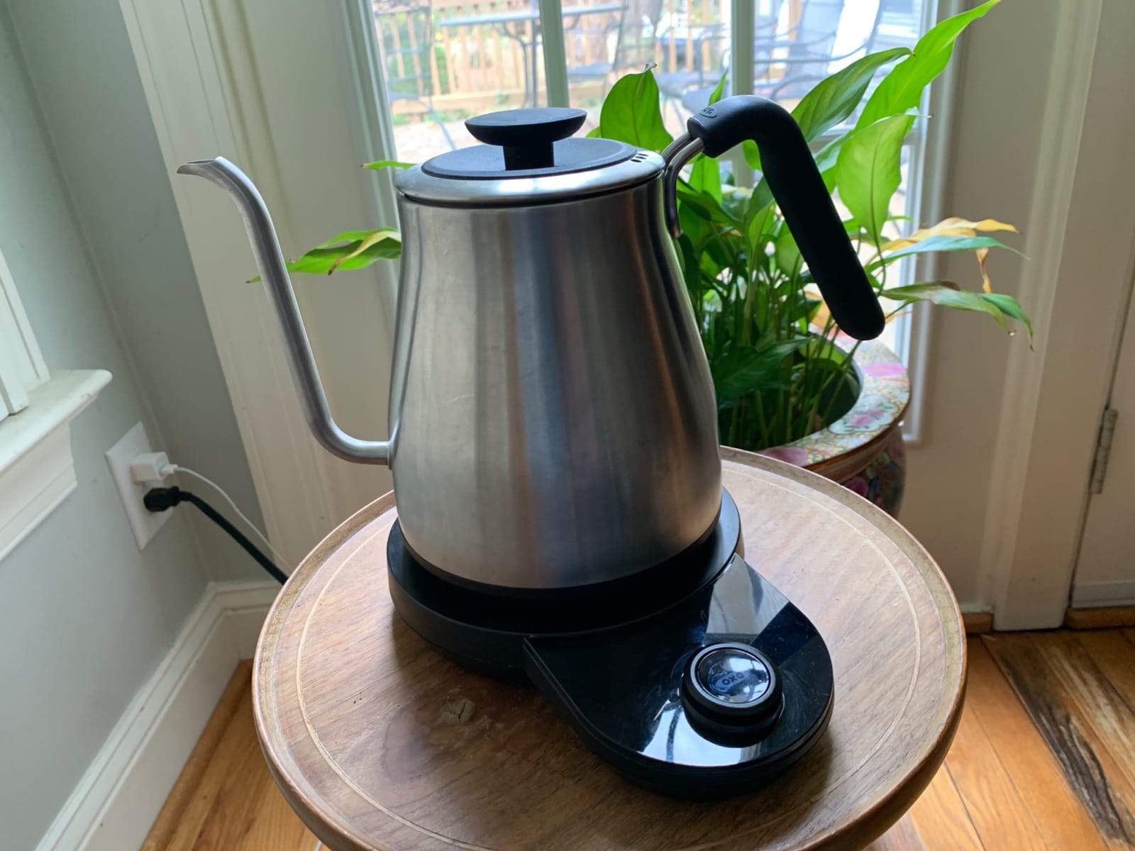 OXO Brew Pour Over Gooseneck Electric Kettle - Stainless Steel customer photo 1