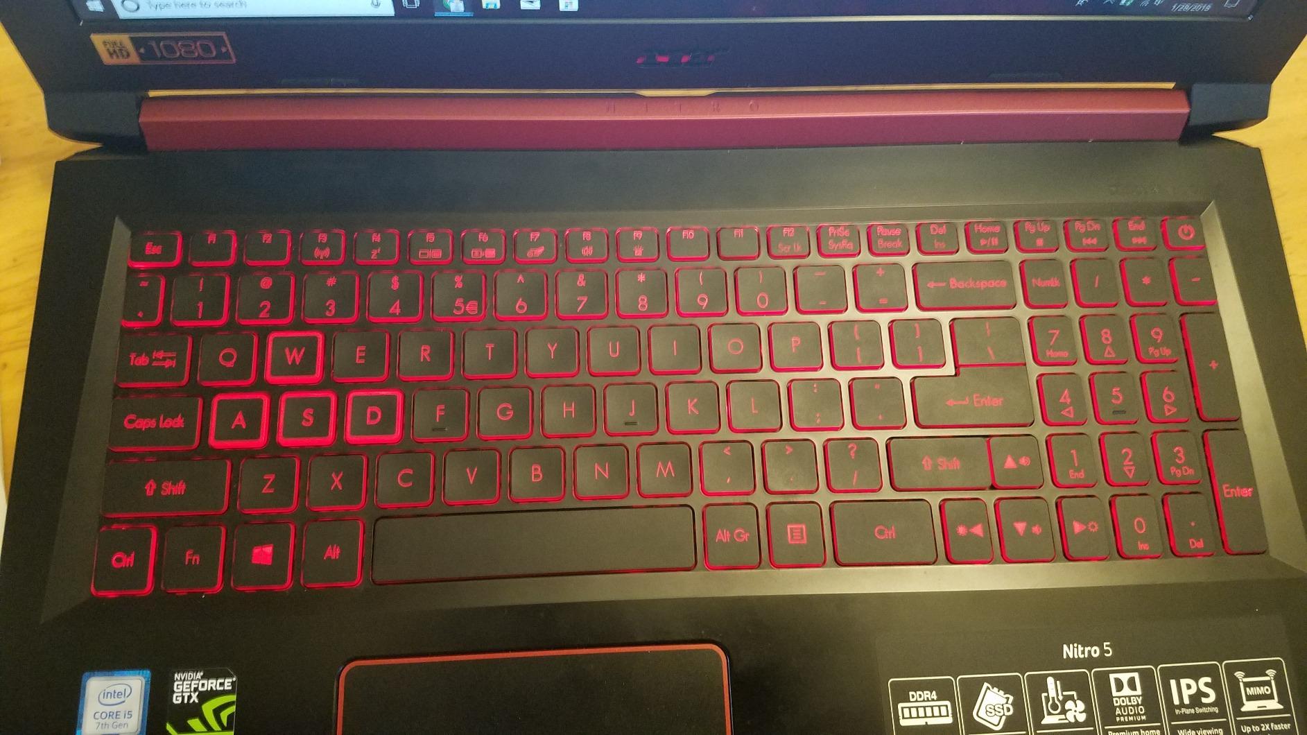 Acer Nitro5 Gaming Laptop PC, Intel 7th Generation Duo Core Core i5-7300HQ, NVIDIA GeForce Dedicated GTX 1050 Ti GDDR5 4GB VRAM, 15.6 inch Full HD 1080P, 8GB DDR4 Memory, 256GB SSD customer photo 1