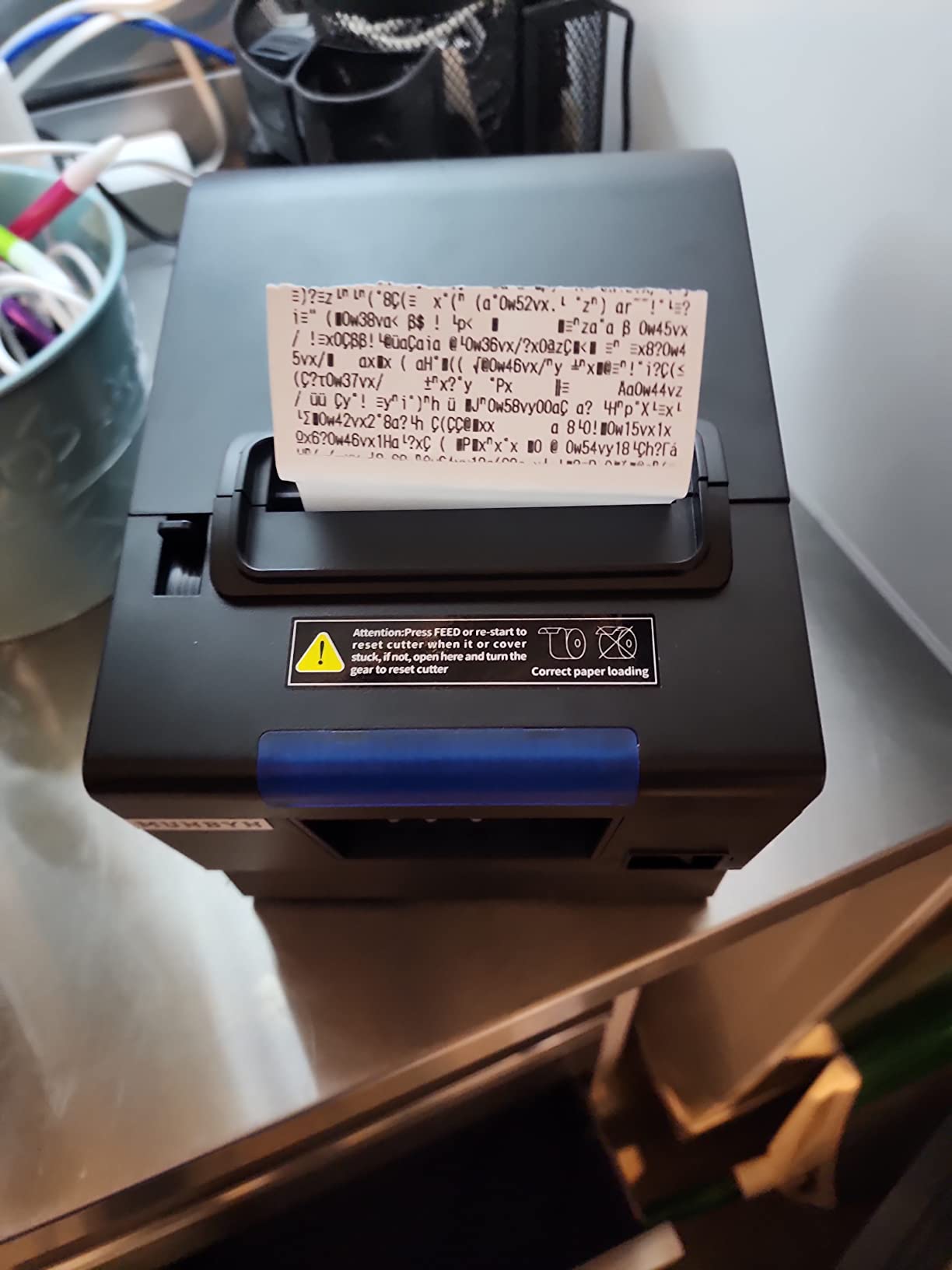 MUNBYN P068 Thermal Receipt Printer 80mm POS Printer USB Serial Ethernet customer photo 1