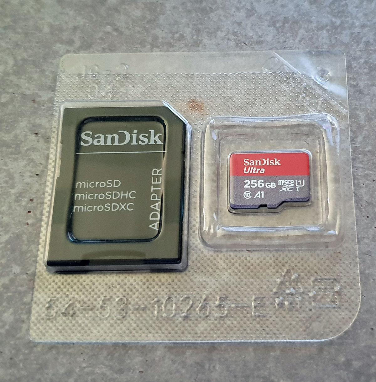 [Older Version] SanDisk 256GB Ultra microSDXC UHS-I Memory Card with Adapter - 100MB/s, C10, U1, Full HD, A1, Micro SD Card - SDSQUAR-256G-GN6MA customer photo 1