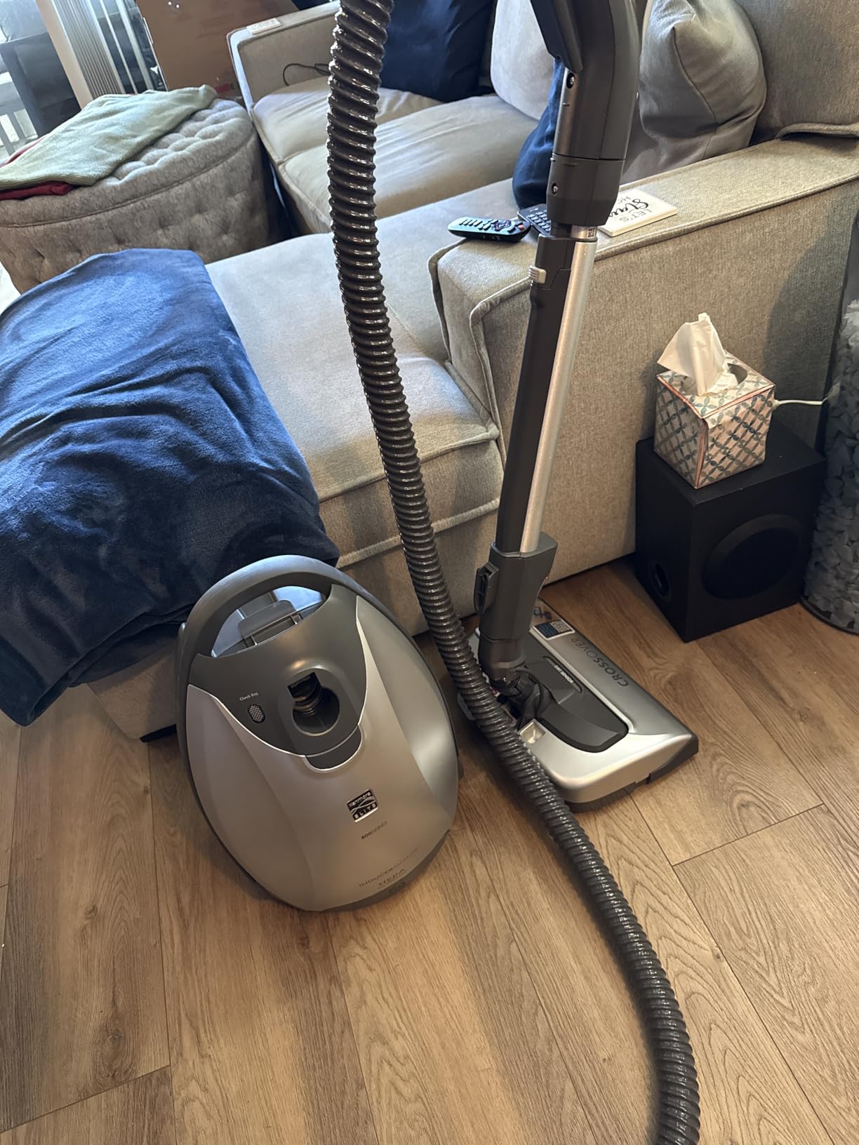 Kenmore 81214 200 Series Pet Friendly Lightweight Bagged Canister Vacuum with HEPA, 2 Motor System, and 3 Cleaning Tools-Orange customer photo 2