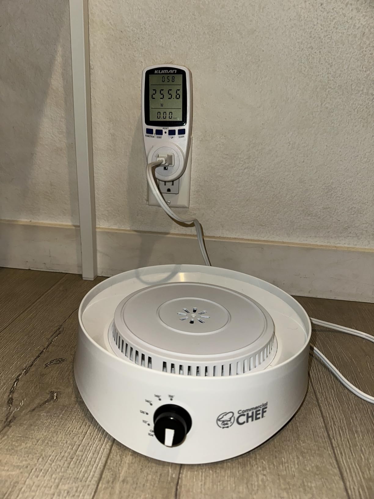 Commercial Chef Food Dehydrator, Five 9.25” BPA-Free Trays, CCD100W6, White customer photo 2