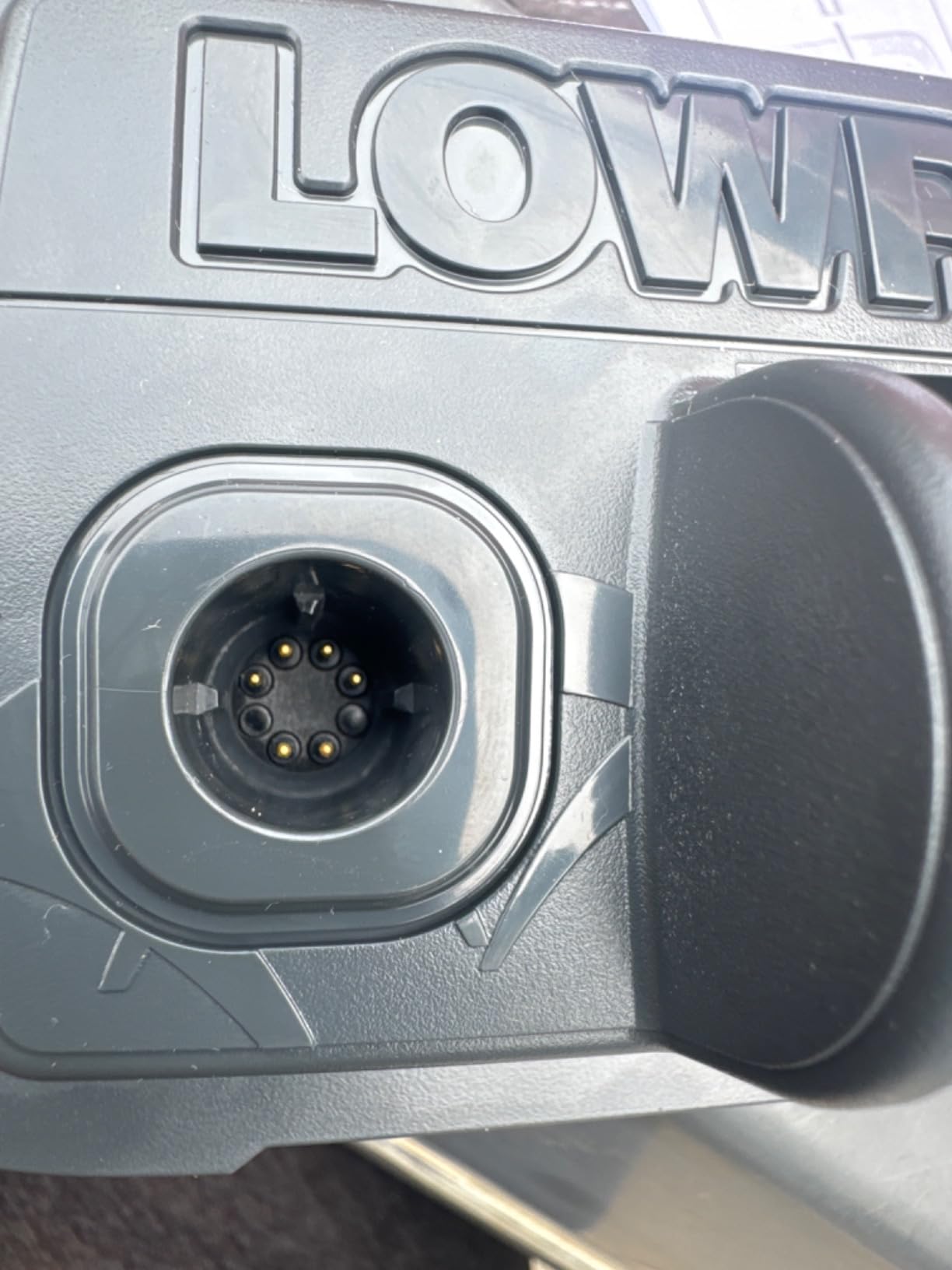 Lowrance SplitShot Skimmer Transducer, fits Lowrance HOOK2 Fish Finders,Gray customer photo 1