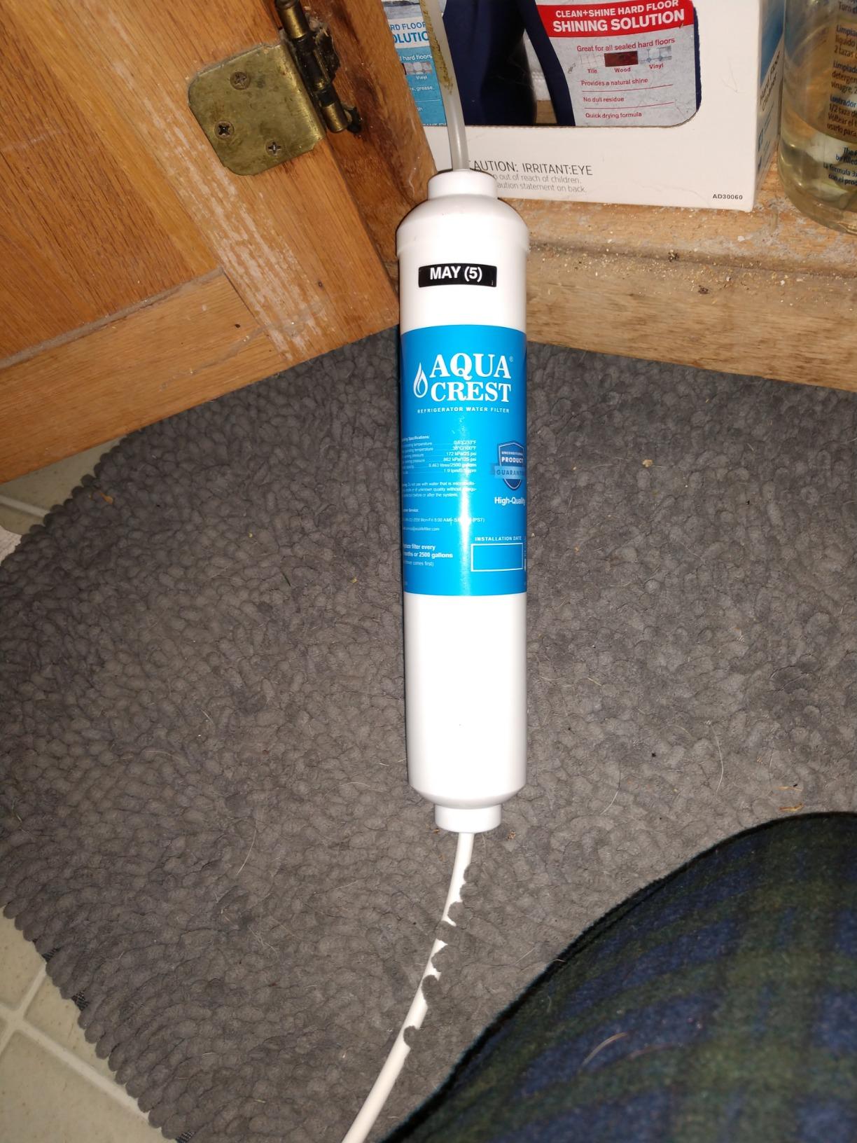 AQUA CREST GXRTDR Inline Water Filter, Replacement for GE® GXRTDR, 3 Pack customer photo 2