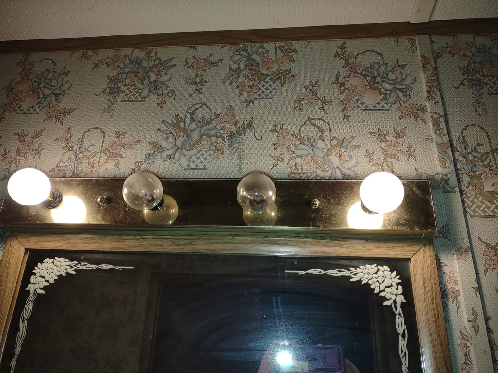 Kichler 3-Light Bathroom Vanity Light, Brushed Nickel customer photo 2