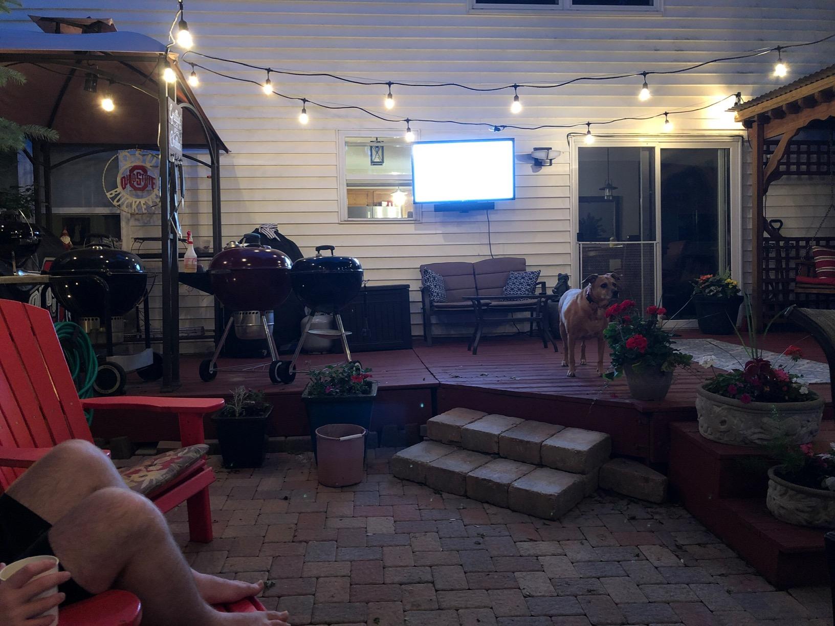 SunBrite SE 43-inch Partial Sun Outdoor TV | 4K Ultra HD LED Weatherproof Television - Includes Speaker bar (SB-SE-43-4K-BL) customer photo 2
