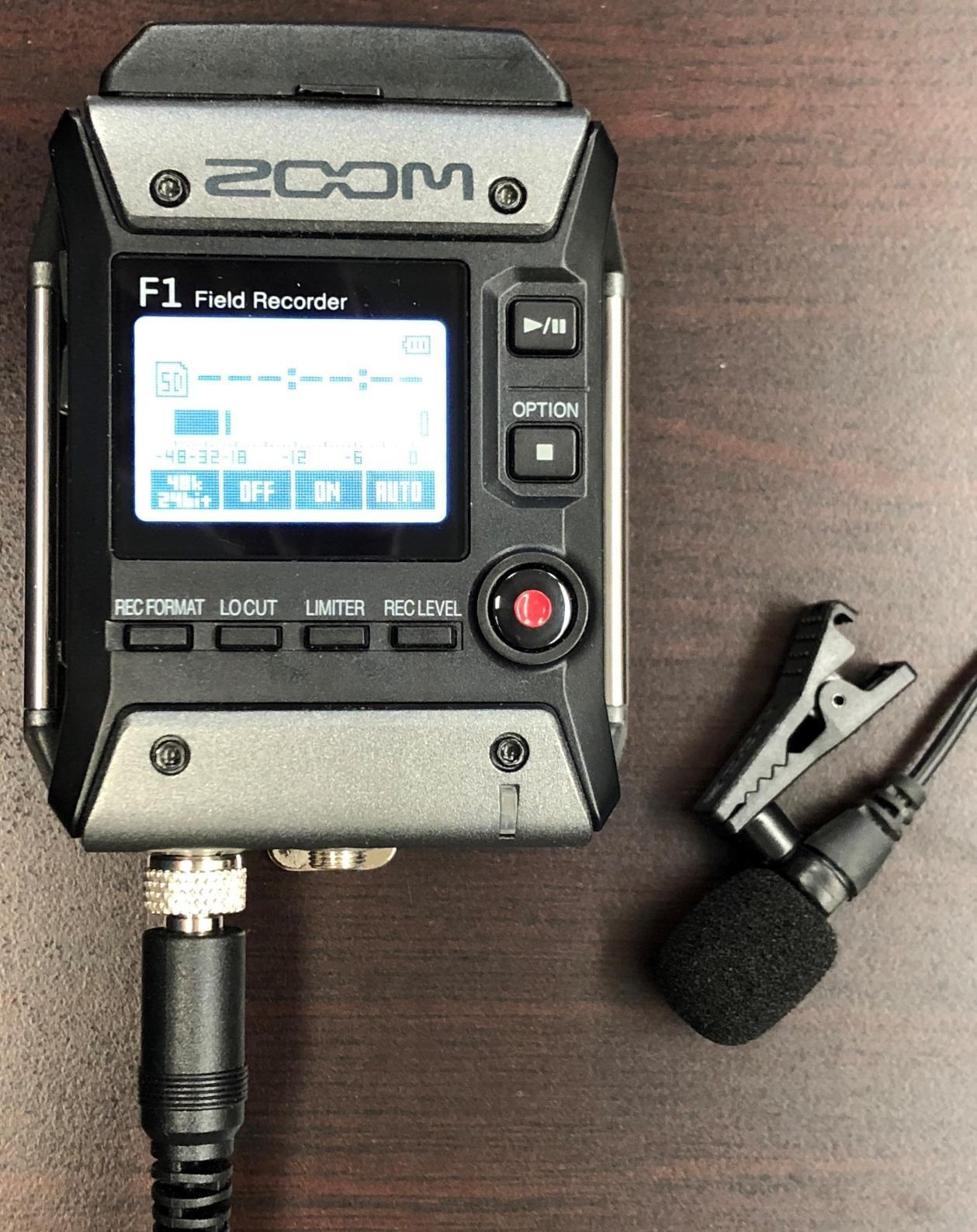 Zoom F1-LP Lavalier Body-Pack Recorder, Audio for Video Recorder, Records to SD Card, Battery Powered, Includes Lavalier Microphone customer photo 1