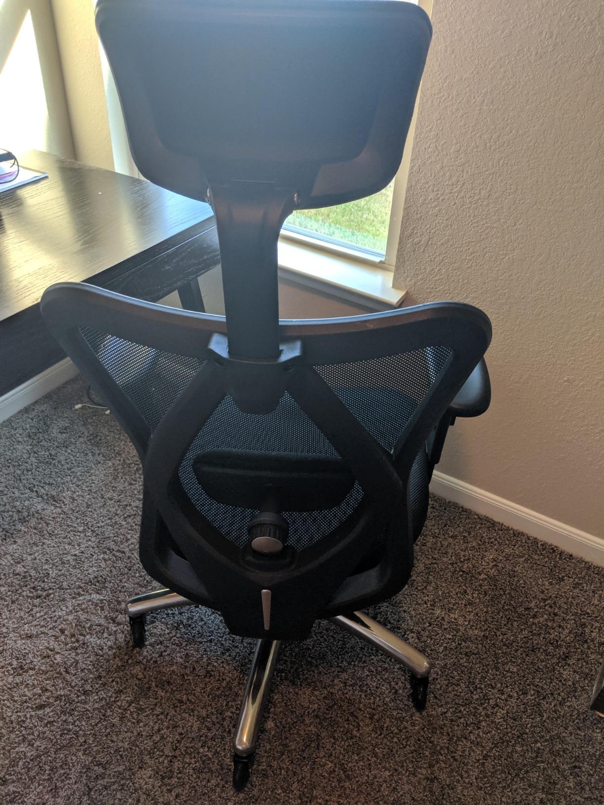 Duramont Ergonomic Office Chair | Adjustable Desk Chair with Lumbar Support and Rollerblade Wheels | High Back Chair with Breathable Mesh | Thick Seat Cushion customer photo 2