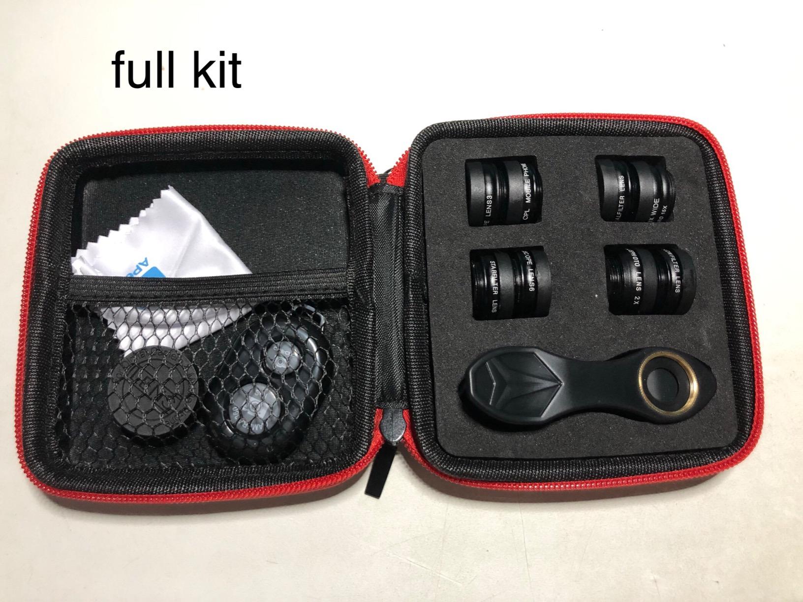Apexel Phone Camera Lens-Macro Lens+Wide Lens+Fisheye Lens+Telephoto Lens 10 in 1 Lens Kit customer photo 2
