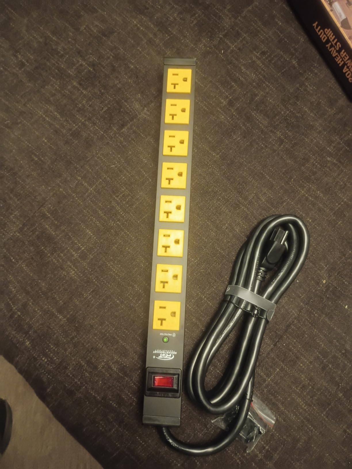 CRST 10-Outlet Heavy Duty Power Strip Metal Surge Protector, 15A, 15FT Cord | 2800 Joules Surge Protection, ETL Listed, Extension Cord Power Strip for Garden, Kitchen, Office, School customer photo 1