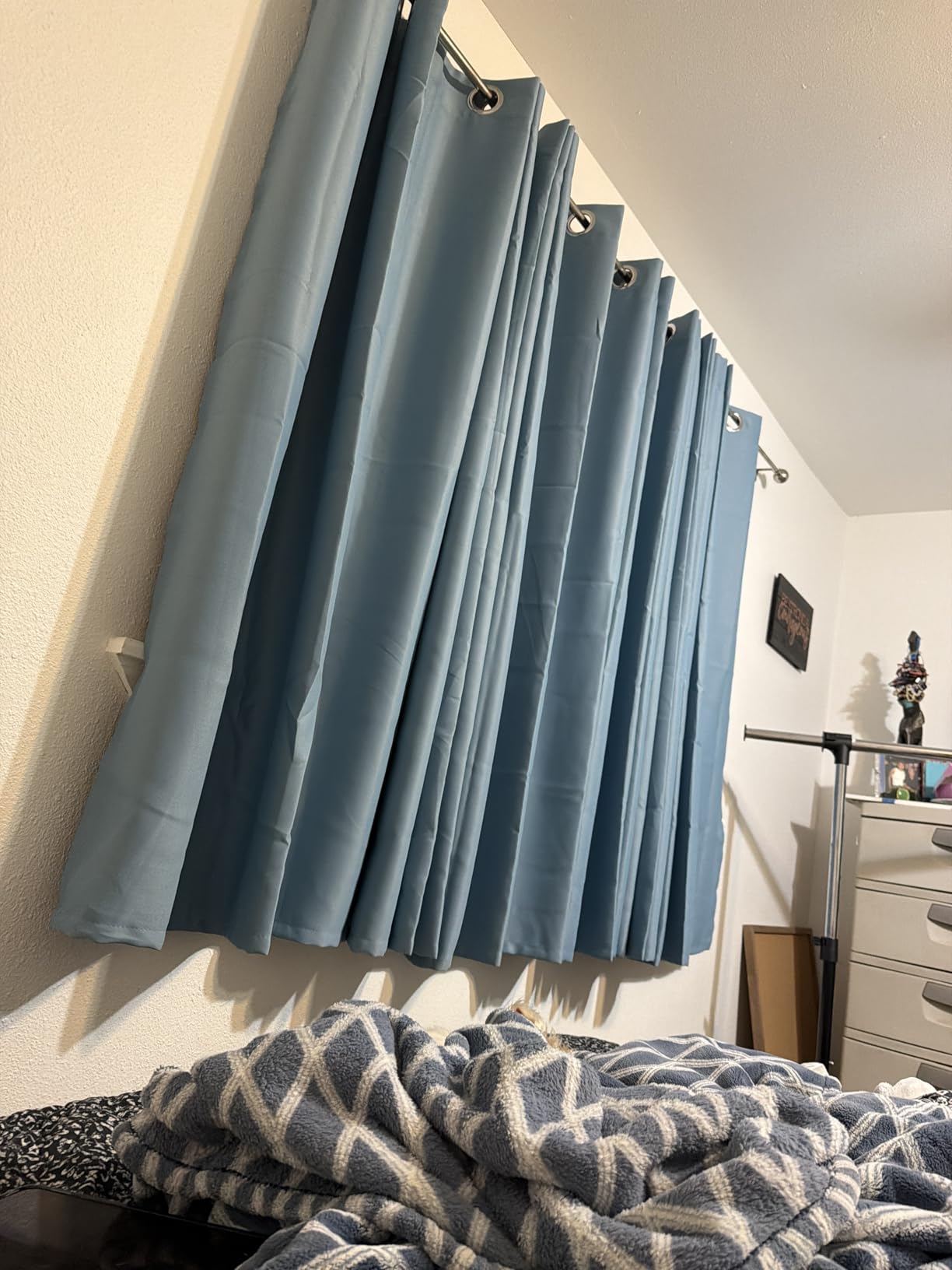 BGment Navy Blue Blackout Curtains for Bedroom 63 Inch Long - 2 Panels customer photo 2