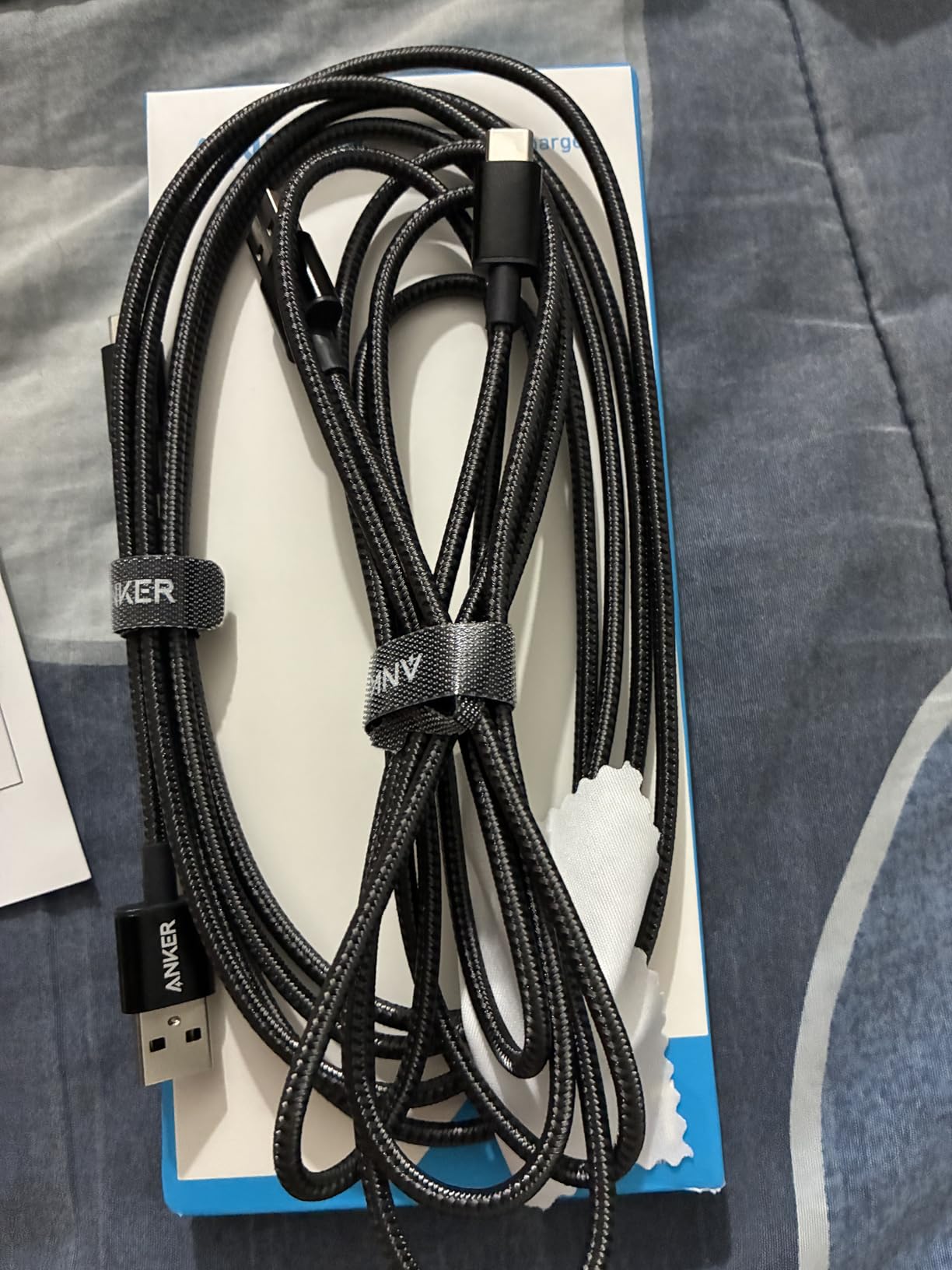 Anker USB A to USB C Cable, USB to USB C Cable (2-Pack, 6 ft, Black) customer photo 2