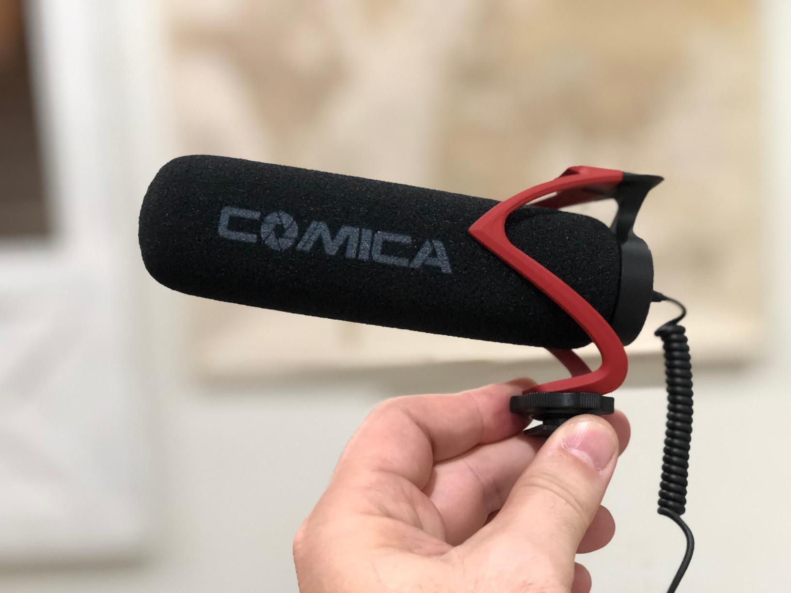 COMICA CVM-V30 LITE Video Microphone, Super-Cardioid Condenser On-Camera Shotgun Microphone for Canon Nikon Sony Panasonic DSLR Cameras, Mic for iPhone Android Smartphone with 3.5mm Jack (Black) customer photo 2