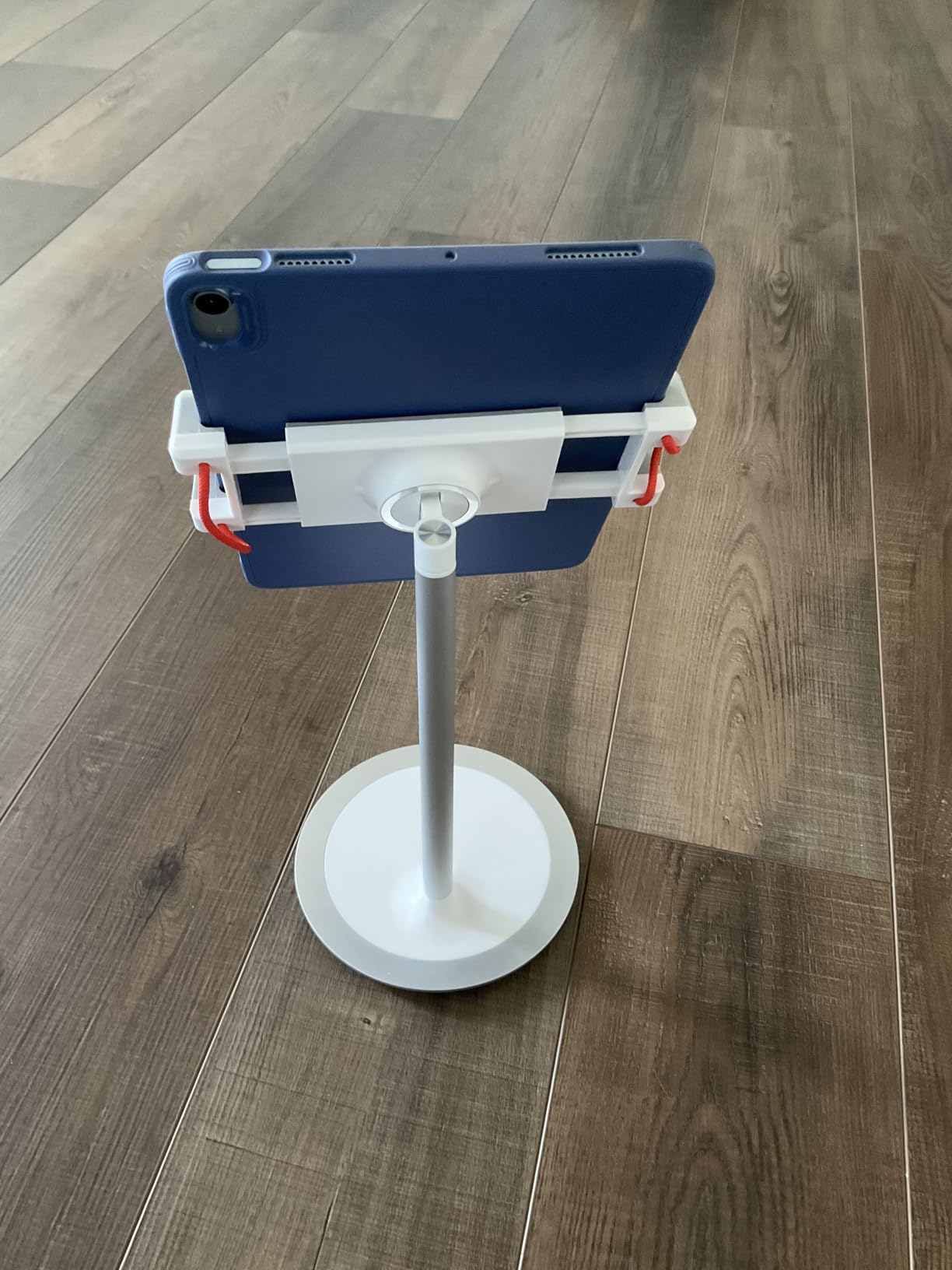SAIJI iPad Stand for Desk - Height Adjustable & Weighted Base Phone Holder customer photo 1