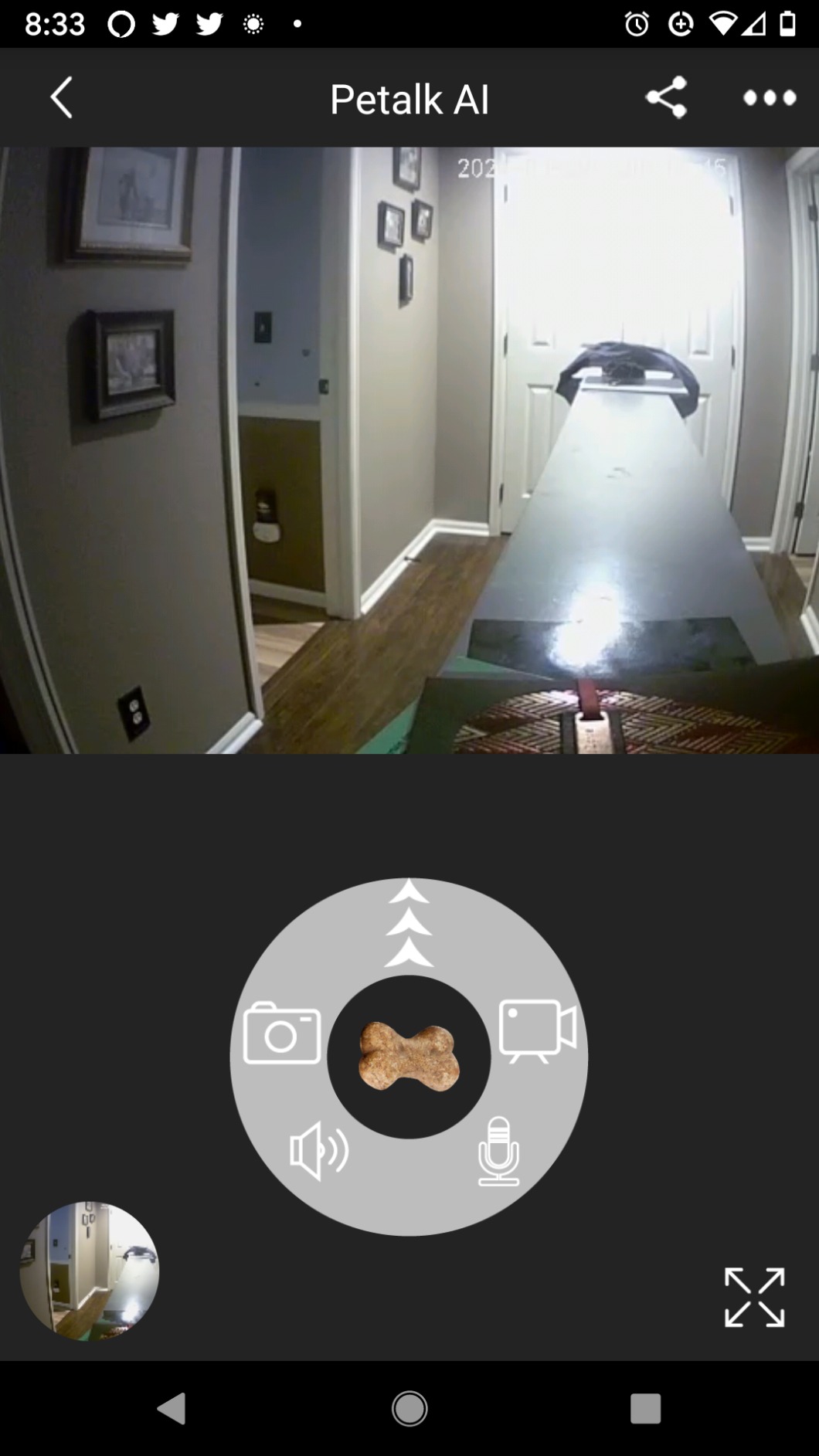 Dog Camera Treat Dispenser, WiFi Remote Pet Camera with Two-Way Audio and Night Vision, Compatible with Alexa customer photo 1