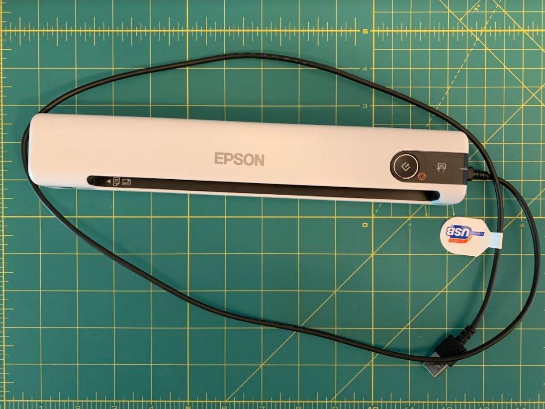 Epson DS-70 Portable Document Scanner Mobile Single-Sheet Scanner | For Laptops and Computers Fast 5.5 Second Scanning Speed Business Card and Receipt Scanner with OCR customer photo 1
