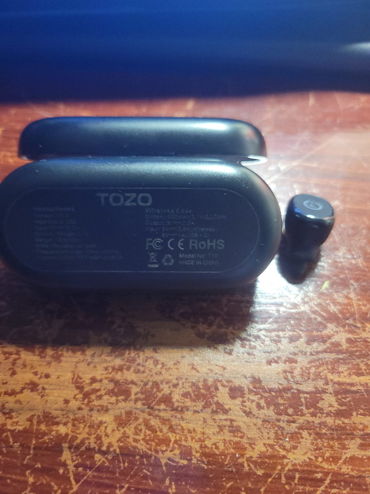 TOZO T10 Wireless Earbuds Powerful Bass Stereo Wireless Charging, APP, IPX8 | Waterproof, 55H Playtime, Ergonomic Design In Ear buds, App Customize EQ, Bluetooth 5.3 Headphones for Work, Travel, Black customer photo 2