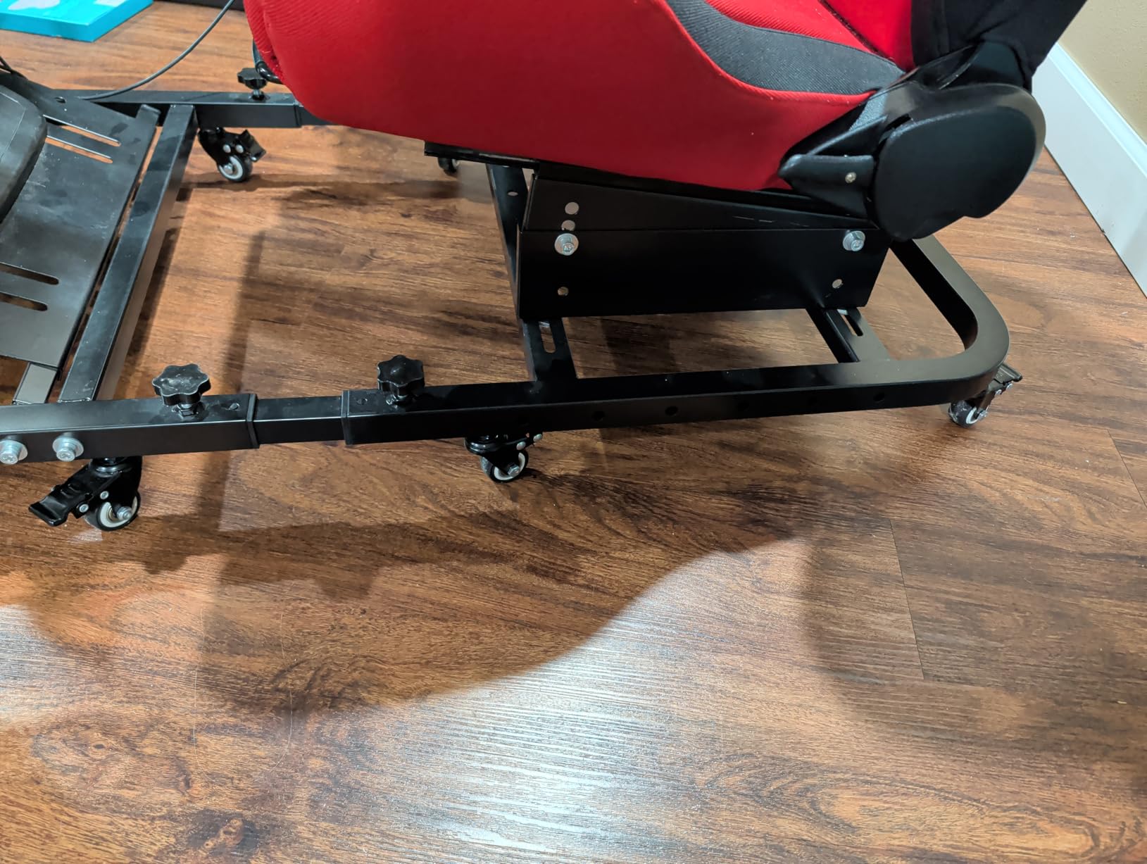 Marada Reinforced Stabilizing Racing Sim Cockpit Stand Fit for Fanatec customer photo 2