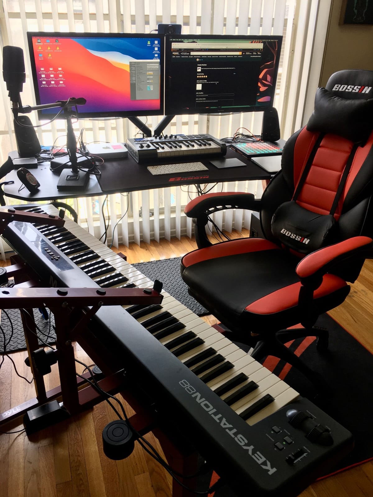 BOSSIN Big and Tall Gaming Chair with Footrest and Massage, 400lb Weight Capacity, Ergonomic Heavy Duty Chair with Large Size Seat and High Back customer photo 1