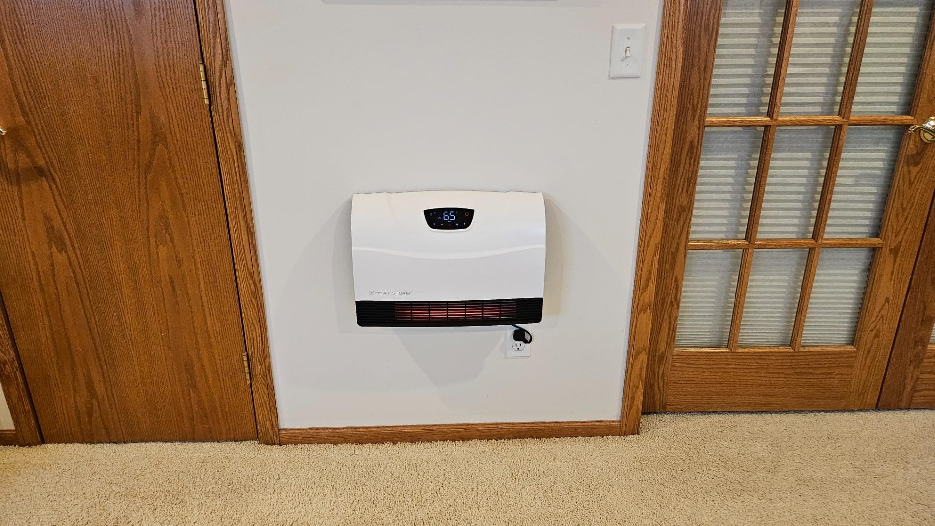 Heat Storm HS-1500-PHX-WIFI Infrared Heater, Wifi Wall Mounted customer photo 1