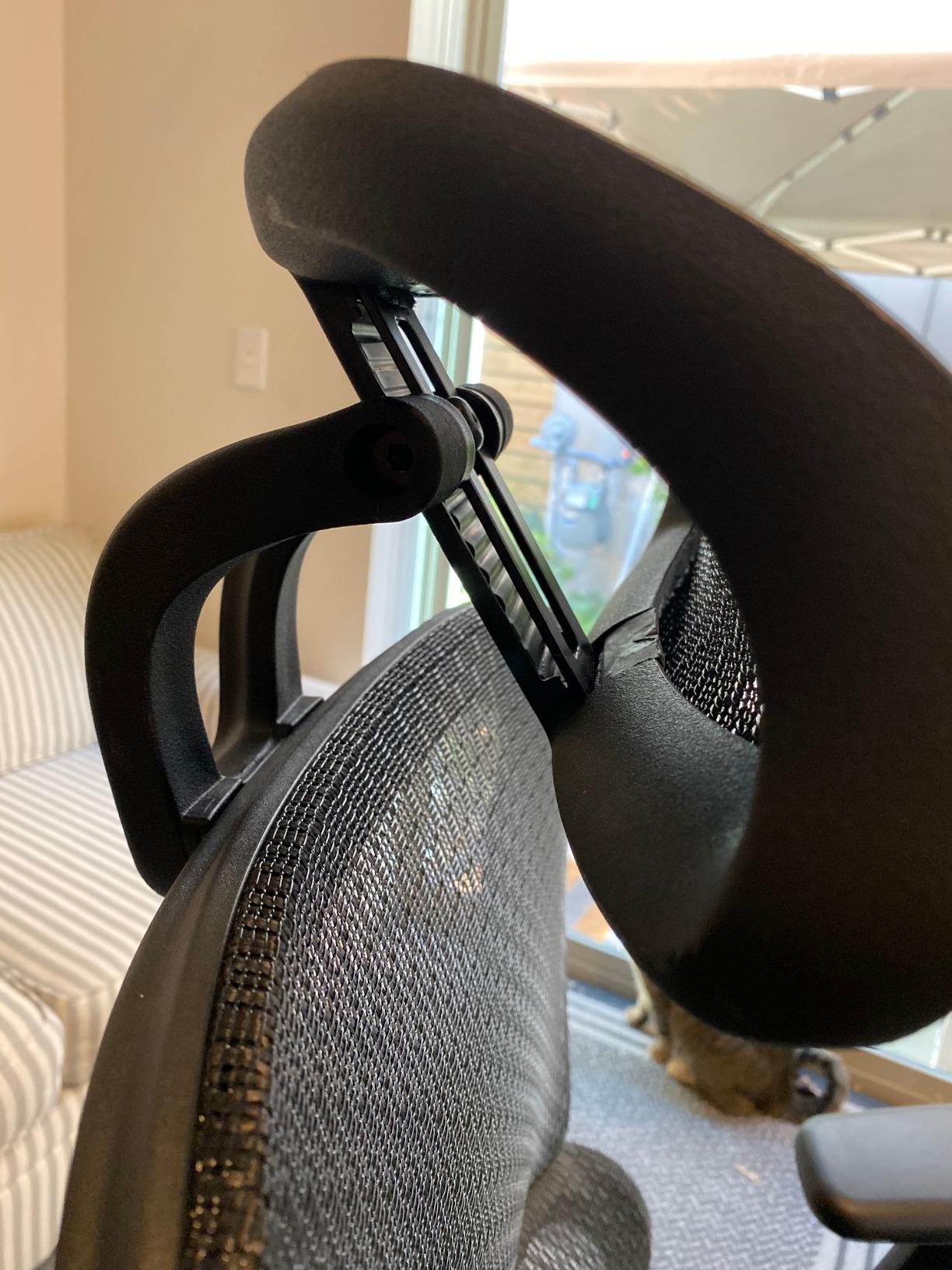 Nouhaus Ergo3D Ergonomic Office Chair Lumbar Support Mesh Office Chair with 4D Adjustable Armrest, Adjustable Headrest and Wheels, Mesh High Back Home Office Desk Chairs(Black) customer photo 1