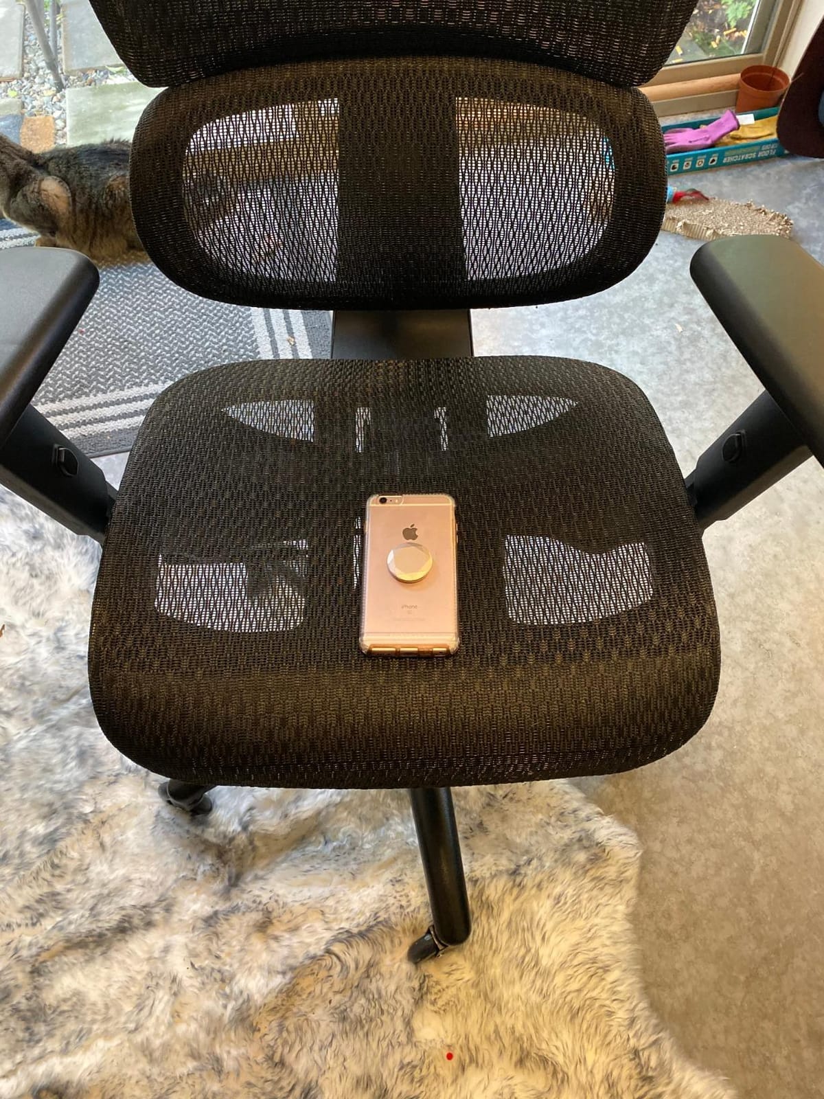 Nouhaus Ergo3D Ergonomic Office Chair Lumbar Support Mesh Office Chair with 4D Adjustable Armrest, Adjustable Headrest and Wheels, Mesh High Back Home Office Desk Chairs(Black) customer photo 2