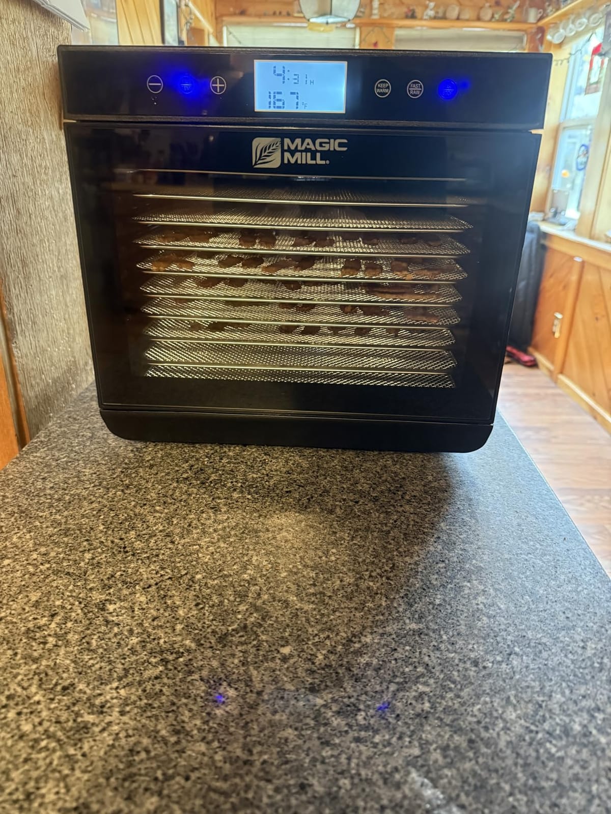 Magic Mill Premium Food Dehydrator Machine (10 Extra-Large Stainless Steel Trays) 700W Dryer for Beef Jerky, Fruits, Vegetables, Dog Treats, 48 Hour Digital Timer - 95°-167° Temperature Control customer photo 2