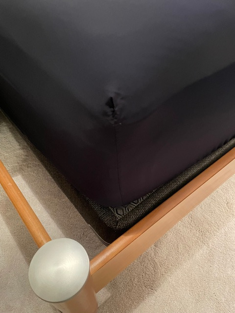 Pure Bamboo Queen Sheets, Genuine 100% Organic Viscose Derived from Bamboo Bed Sheet Set, Luxuriously Soft & Cooling, Double Stitching, 2 Year Quality Promise (Queen, White) customer photo 2