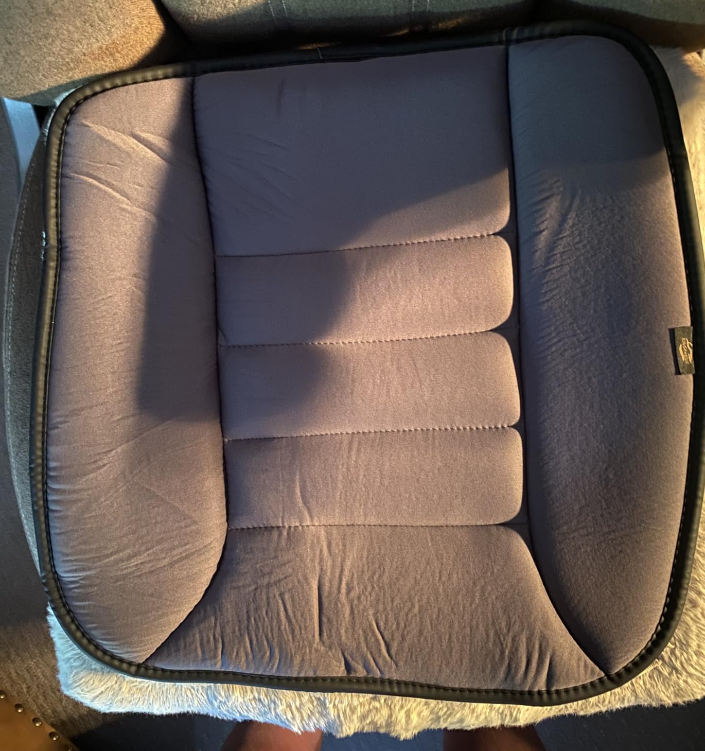 kingphenix Memory Foam Car Seat Cushion for Driver and Office Chair Comfort | 1.2-Inch-Thick Memory Foam Seat Pad customer photo 2