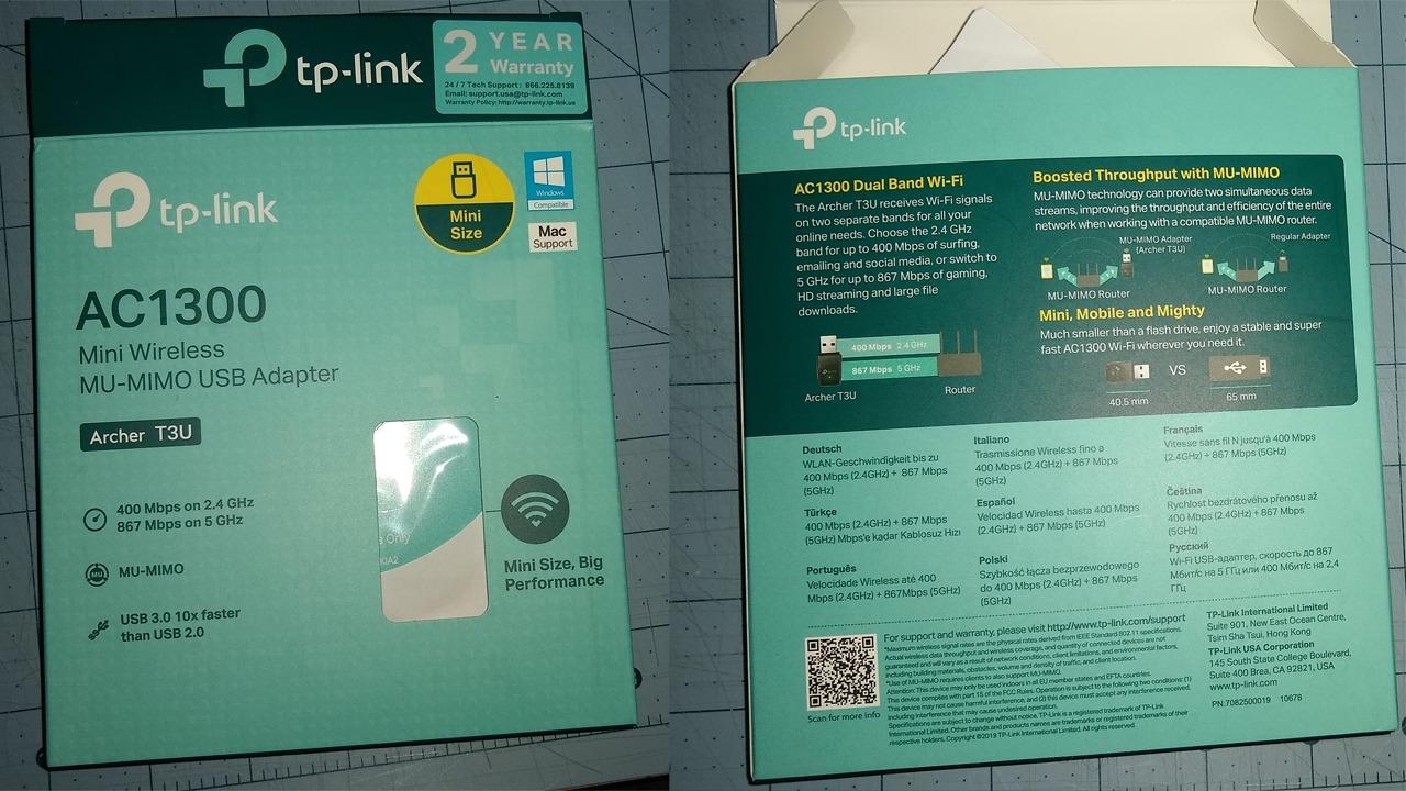 TP-Link AC1300 USB WiFi Adapter for Desktop PC 2.4/5G Dual Band WiFi Dongle customer photo 1